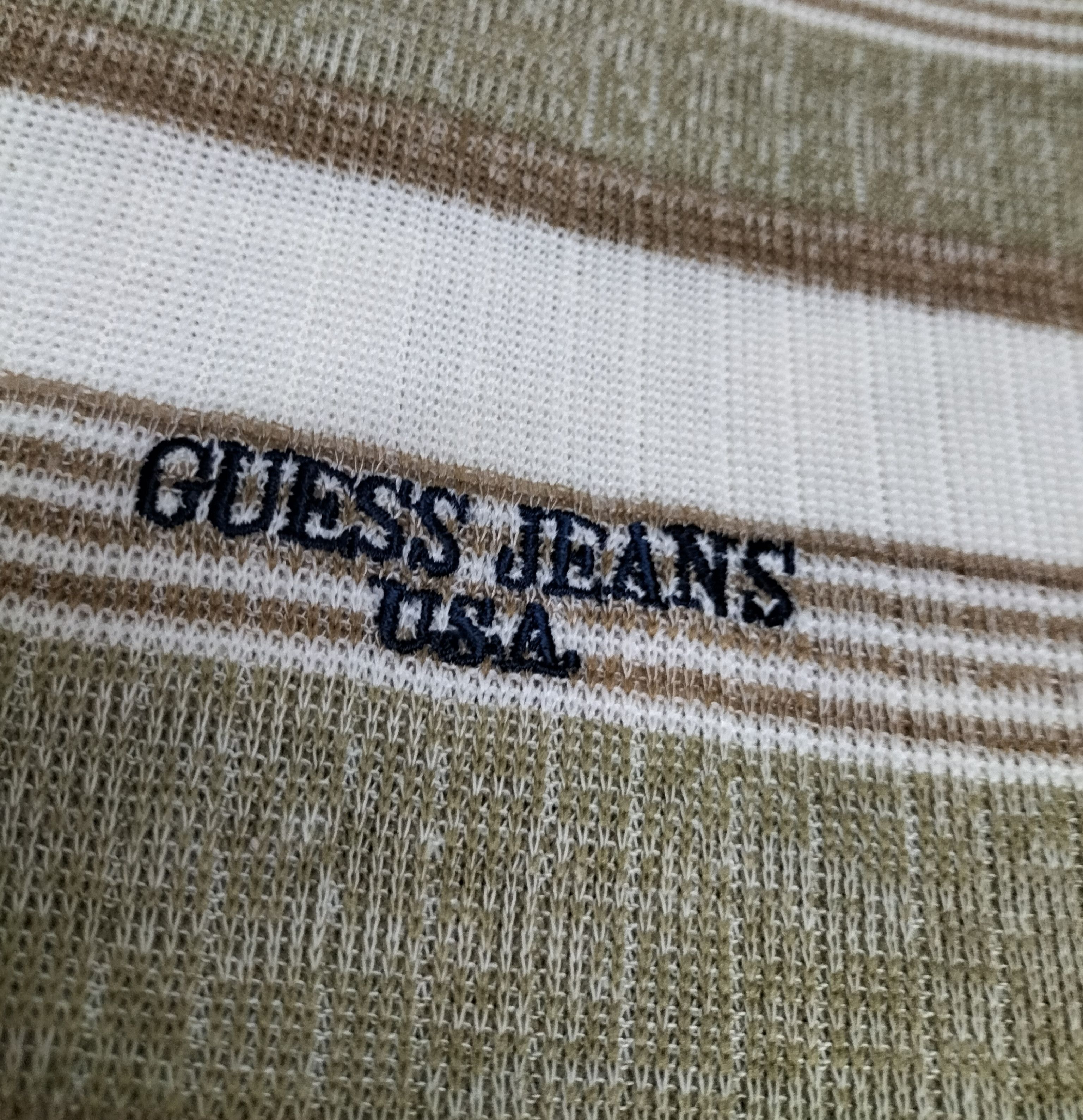 Guess Vintage guess stripes knit shirts Size US M / EU 48-50 / 2 - 4 Thumbnail