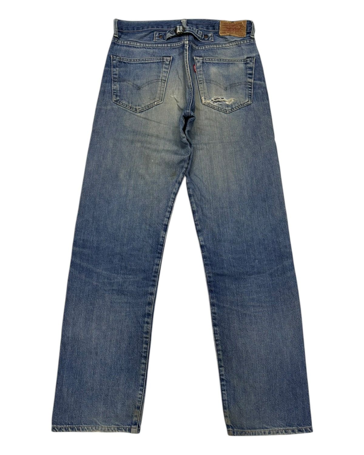 Levi's Vintage Levi’s Big E Lot 701 XX Buckle Belt Selvedge Jeans Size US 32 / EU 48 - 7 Thumbnail