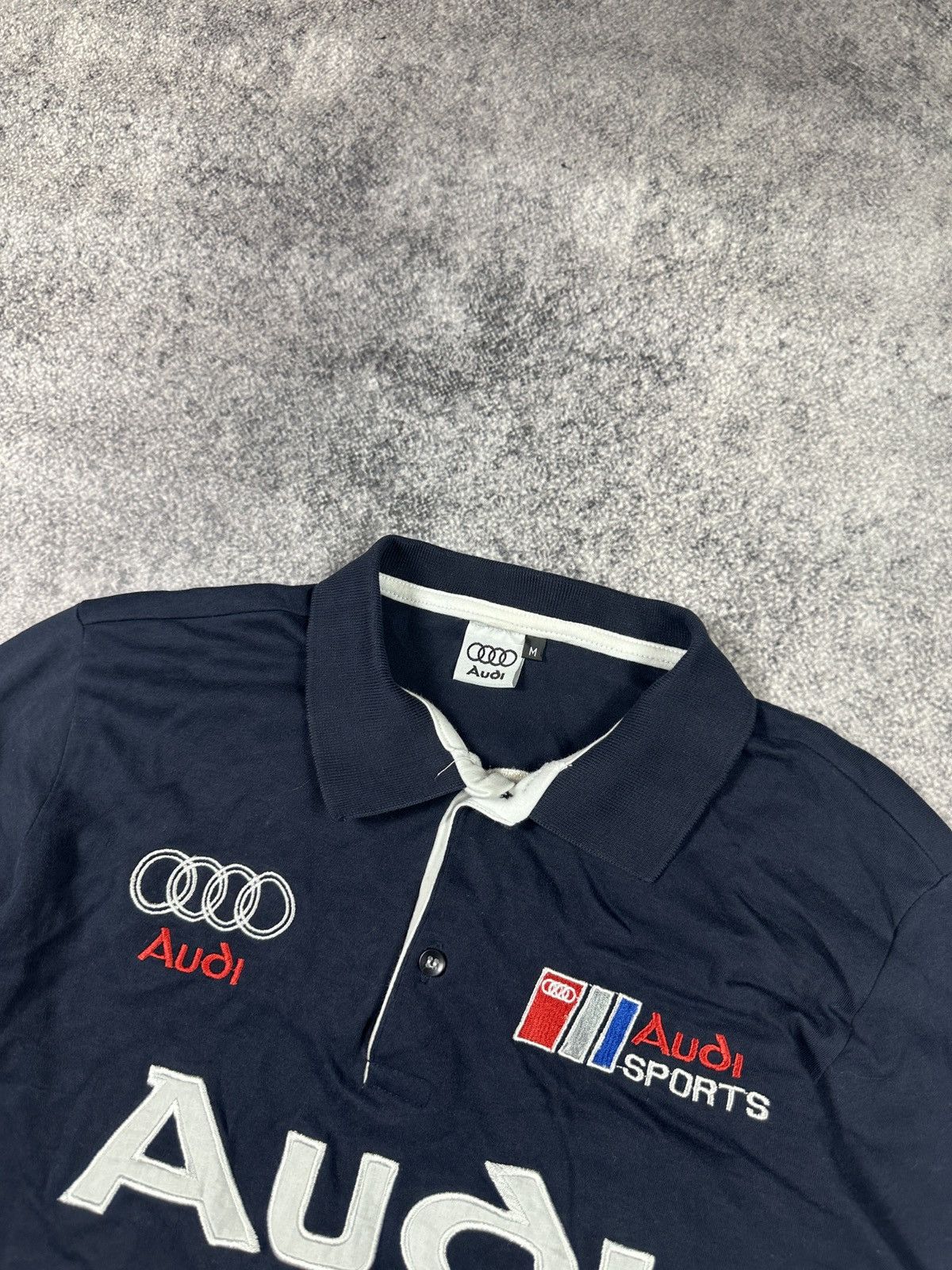 Audi F-1 Audi Sports Big Logo Polo Racing Rare L USA Casual Size US M / EU 48-50 / 2 - 3 Thumbnail