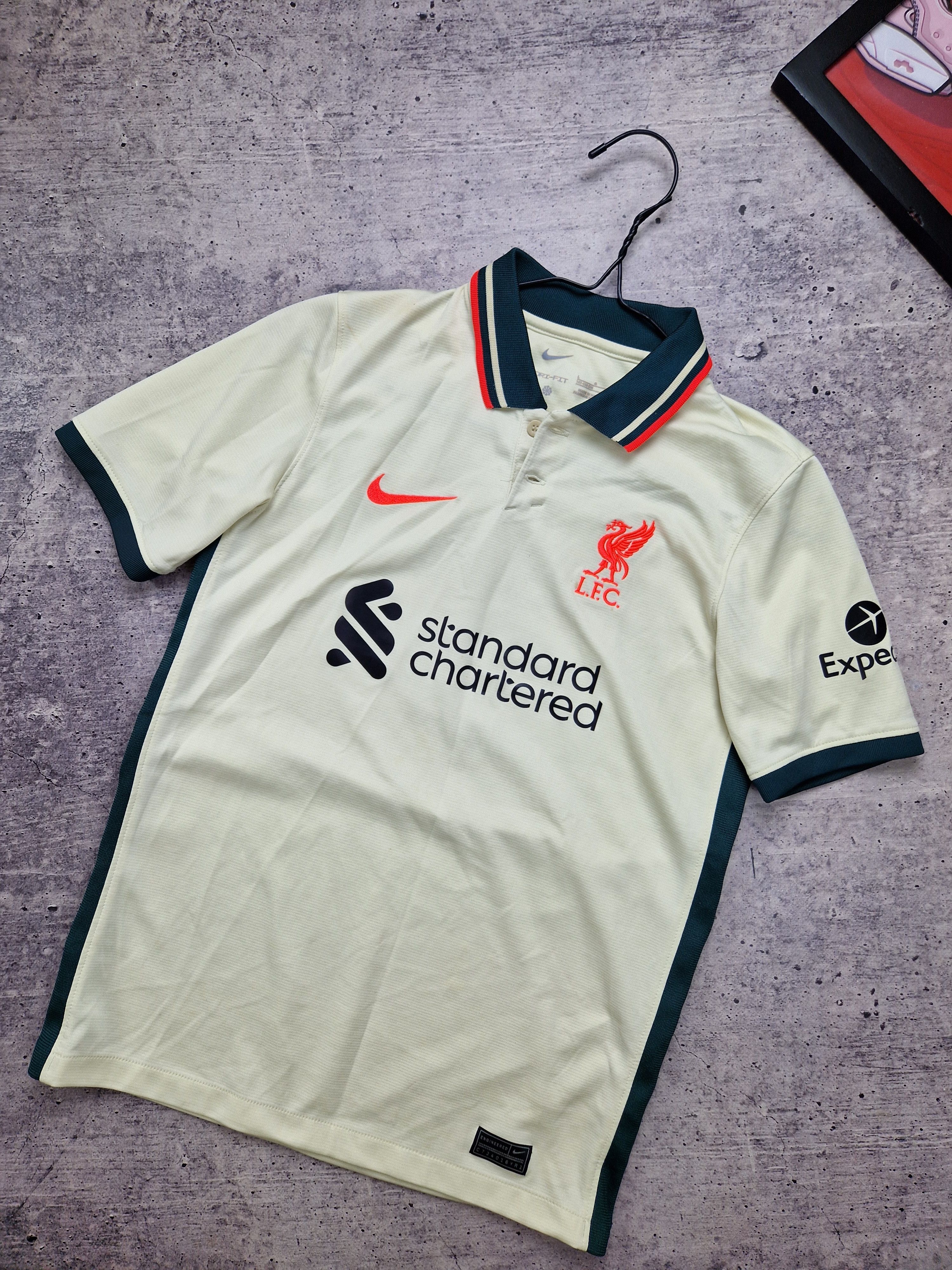 Nike Fabinho Nike 2021-22 Liverpool Away Jersey - YOUTH L Size US XXS / EU 40 - 2 Thumbnail