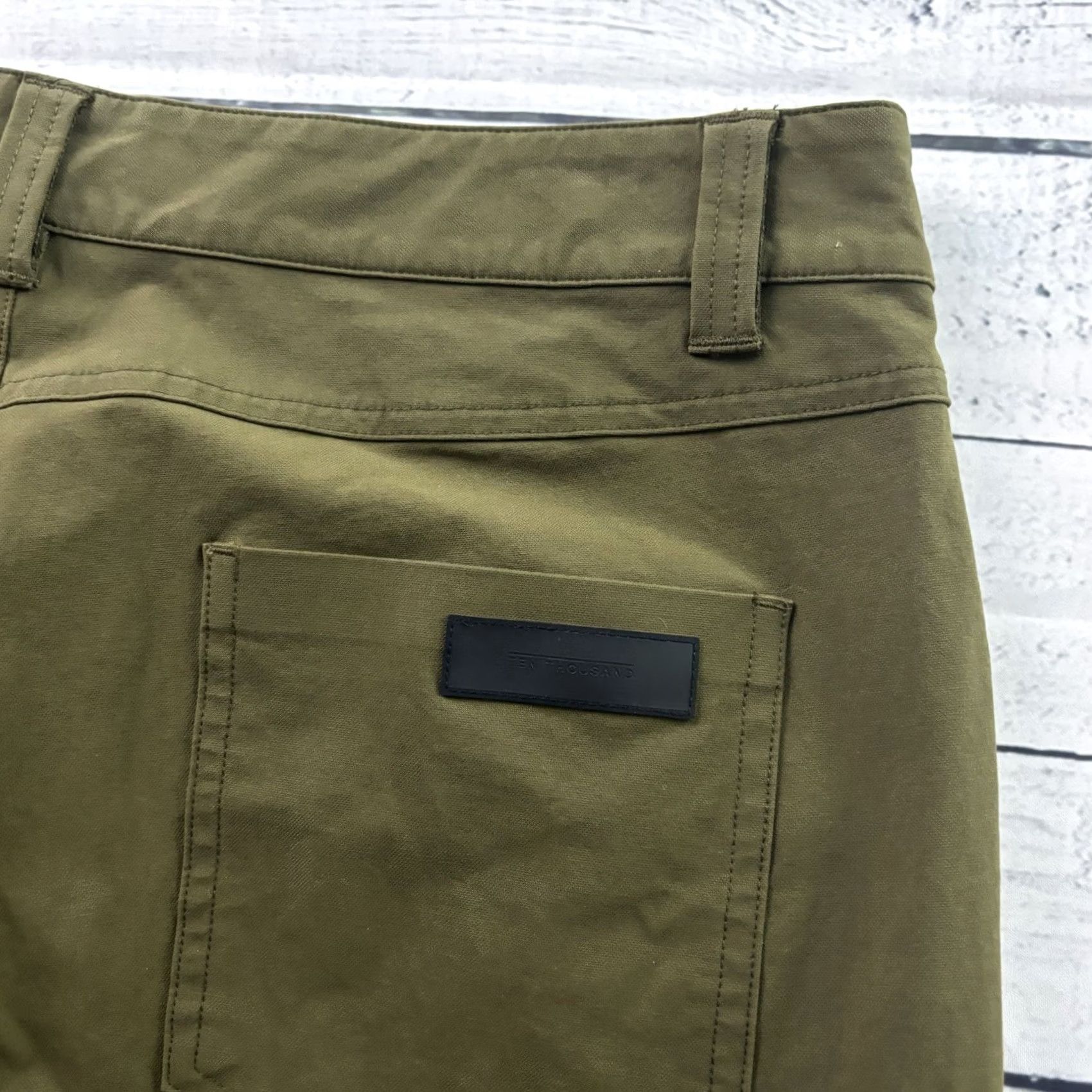 Ten Thousand Ten Thousand Straight Casual Pants Men's 36x30 Green TanStraight Pants Mens 36 Inseam 30 Green Tan Casual Pants Ten Thousand Pants Mens 36 Green Tan Size US 36 / EU 52 - 5 Thumbnail