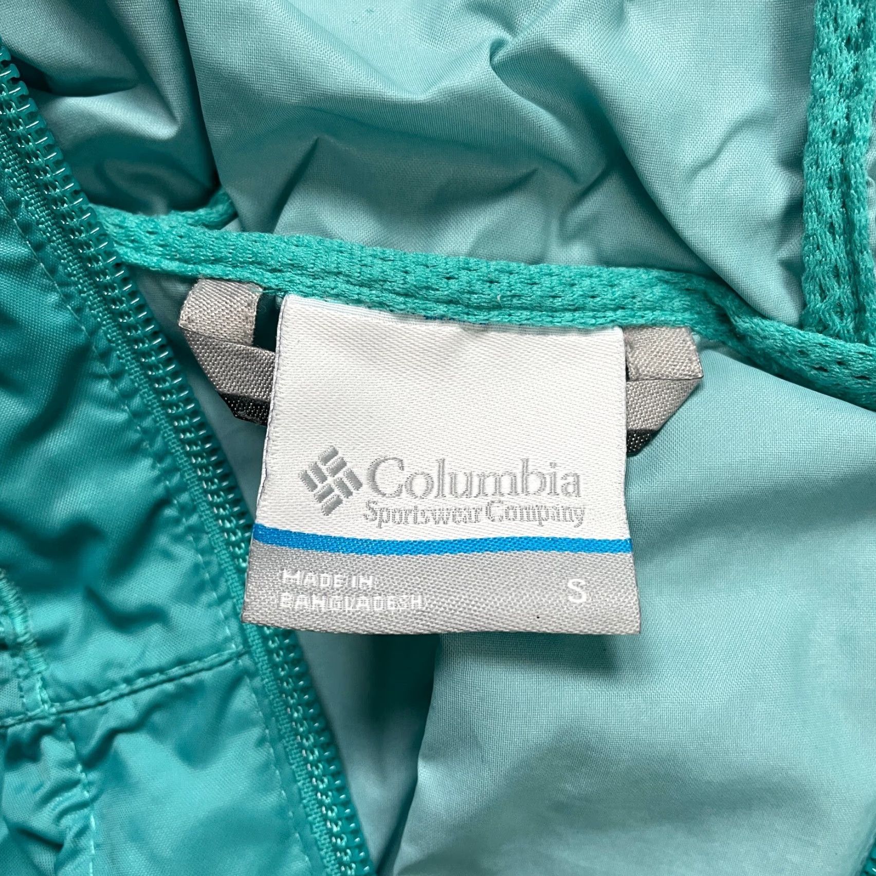 Vintage Columbia Jacket Womens Small Blue Full Zip Lightweight Windbreaker Size S / US 4 / IT 40 - 7 Thumbnail