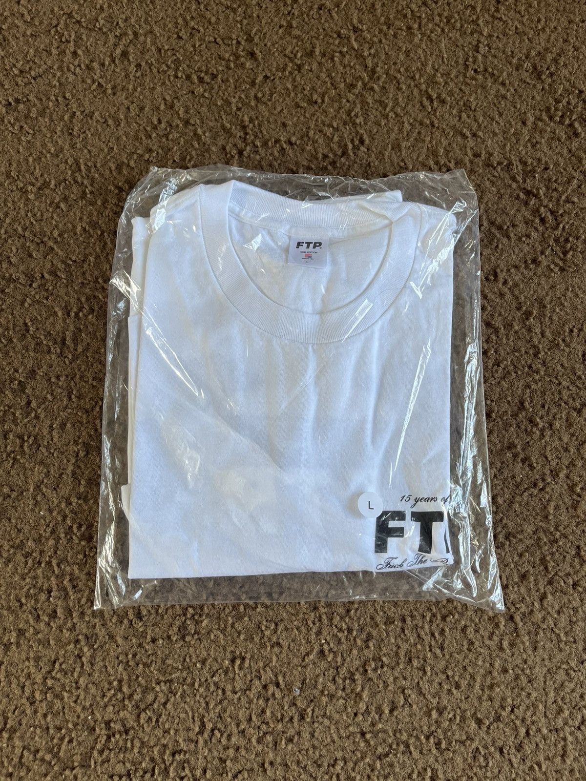 Fuck The Population FTP 15 Year Anniversary Tee White Large Size US L / EU 52-54 / 3 - 1 Thumbnail