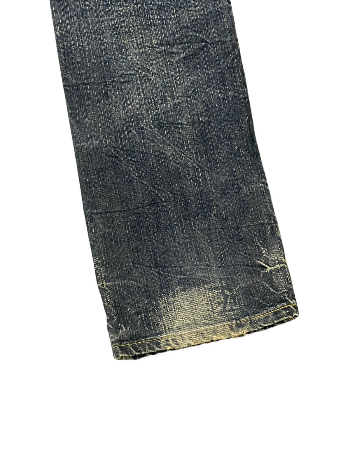 Edwin Stone Wash Jeans Edwin Japan Faded Distress Slim 8🟦2 Size US 31 - 10 Thumbnail