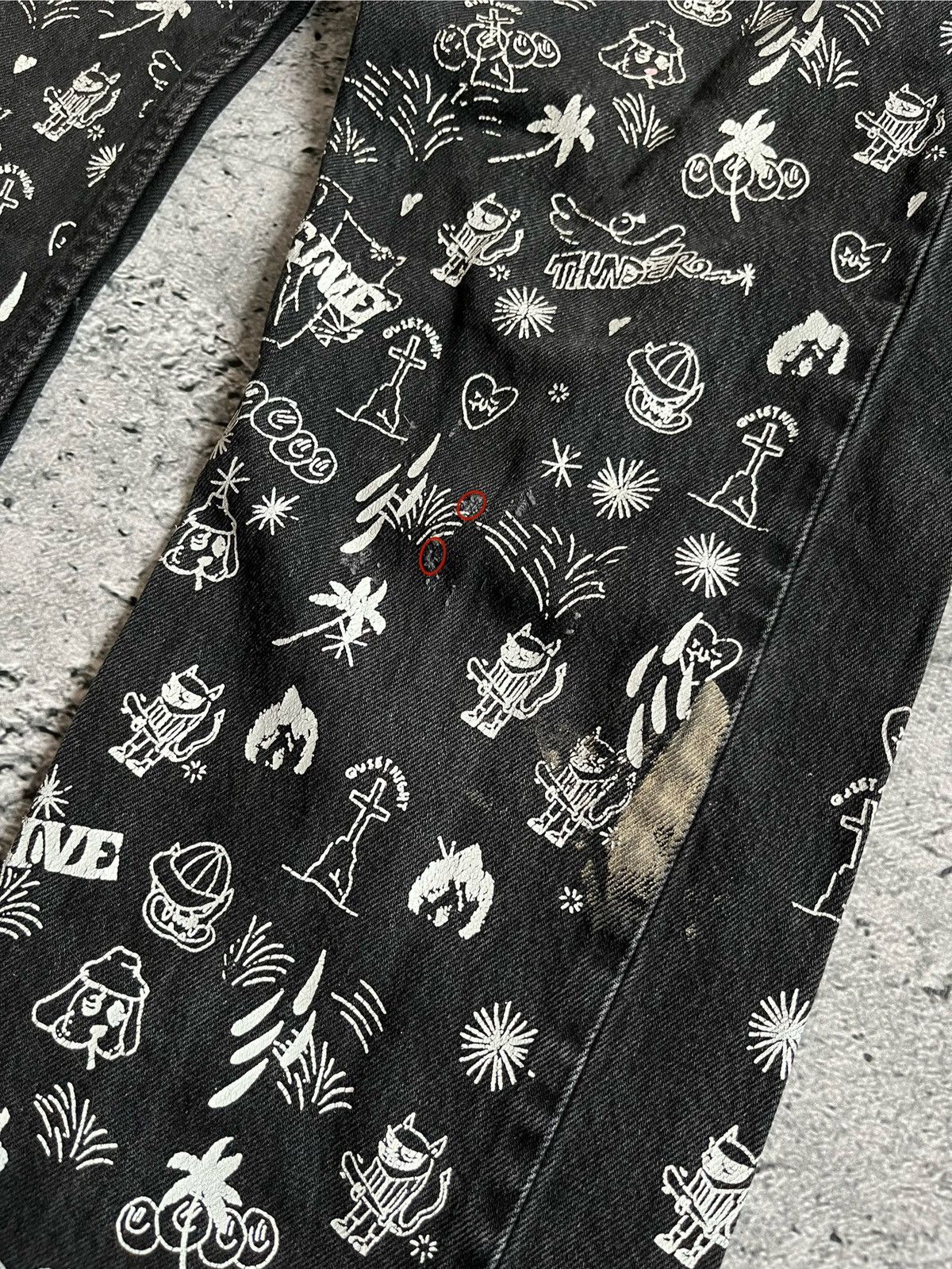 Levi's Vintage Clothing Vintage Levi’s Custom full printed Denim Jeans Size US 32 / EU 48 - 5 Thumbnail