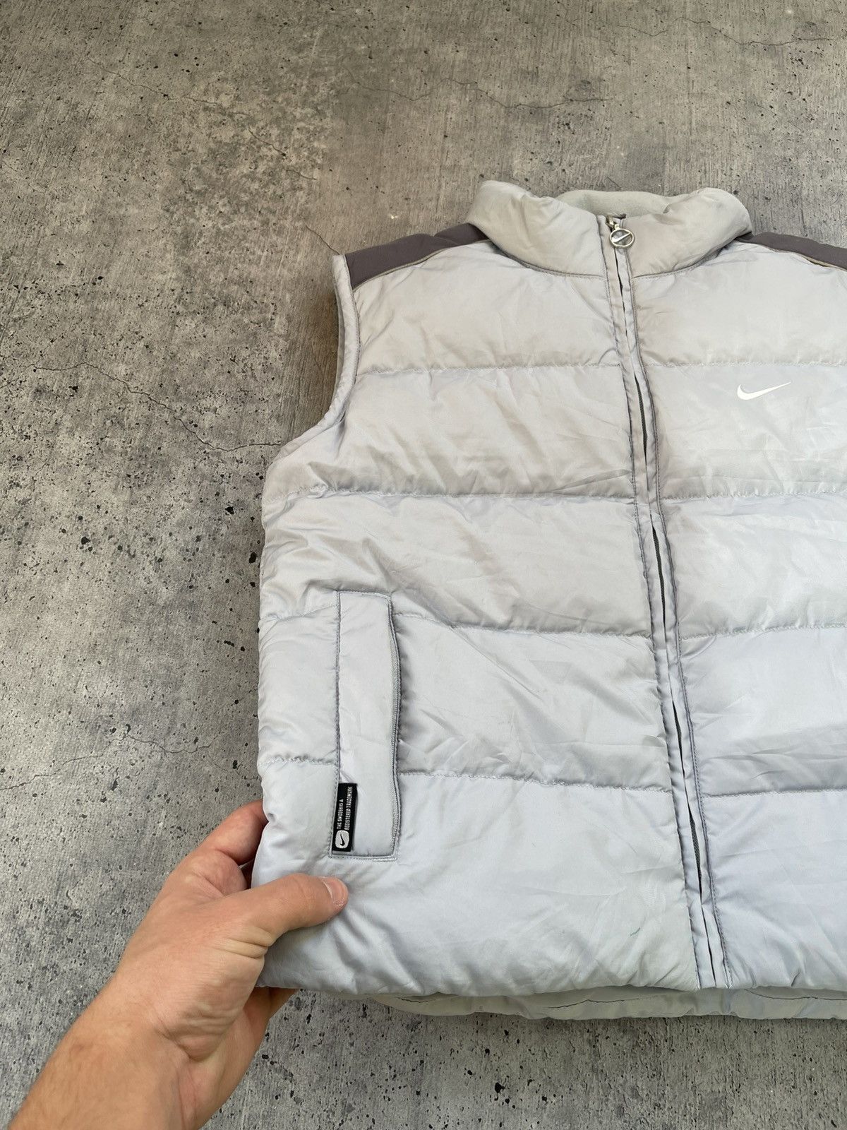 Nike × Vintage Vintage Nike Puffer Vest 00s Size S / US 4 / IT 40 - 6 Thumbnail