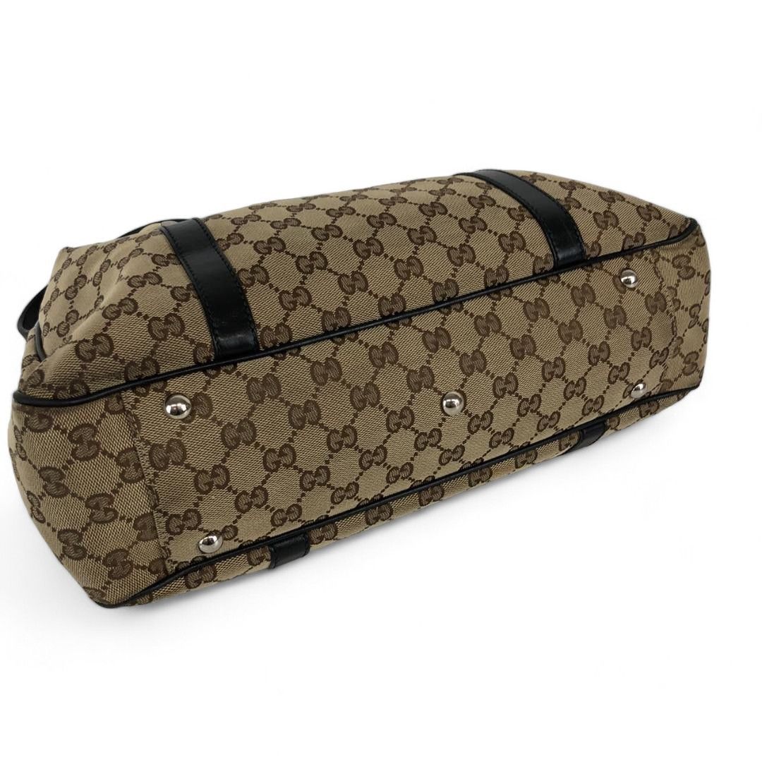 Gucci Gucci - Twins Handbag Shoulder Bag Monogram Canvas Leather Size ONE SIZE - 5 Thumbnail