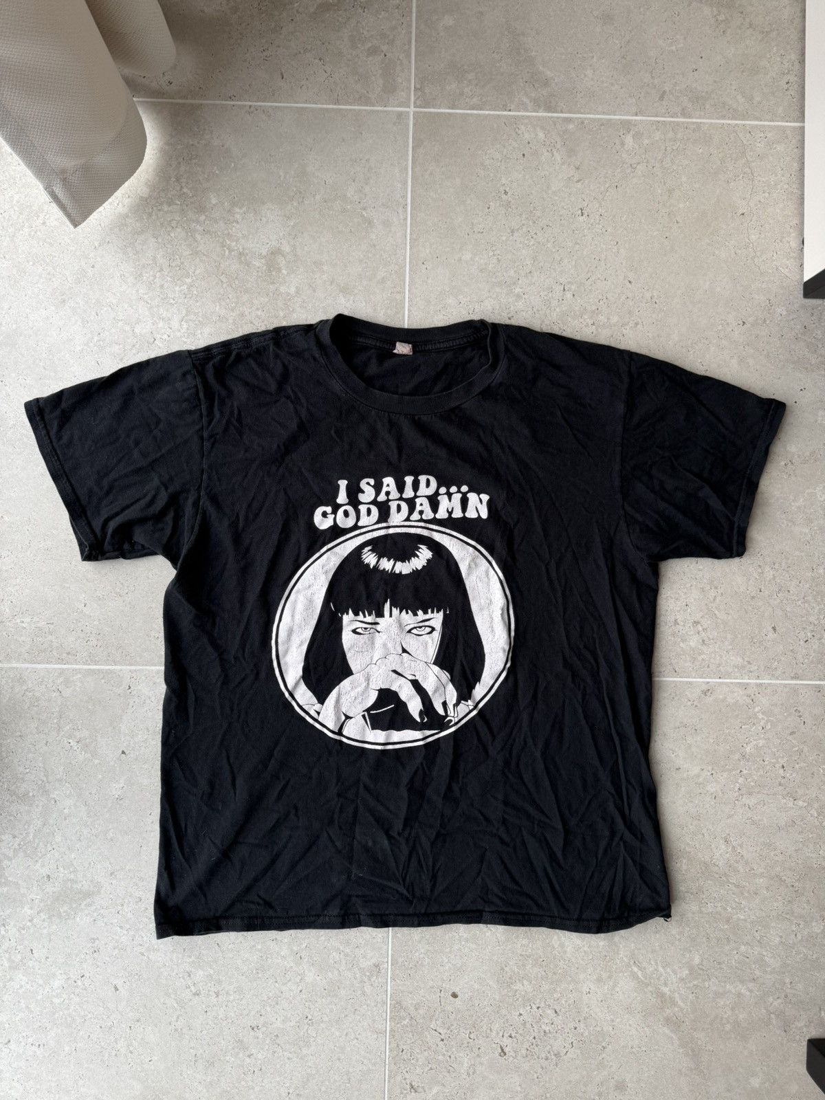 Vintage 90s Uma Thurman pulp fiction movie vintage shirt Size US M / EU 48-50 / 2 - 1 Thumbnail