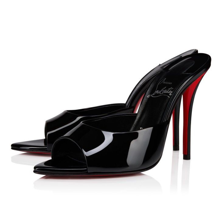 Christian Louboutin Miss Z Mule 100mm Black Size US 9 / IT 39 - 1 Thumbnail
