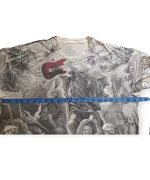 Vintage AC/DC "Let There Be Rock" Full Print Graphic Over Print Size US XL / EU 56 / 4 - 6 Thumbnail
