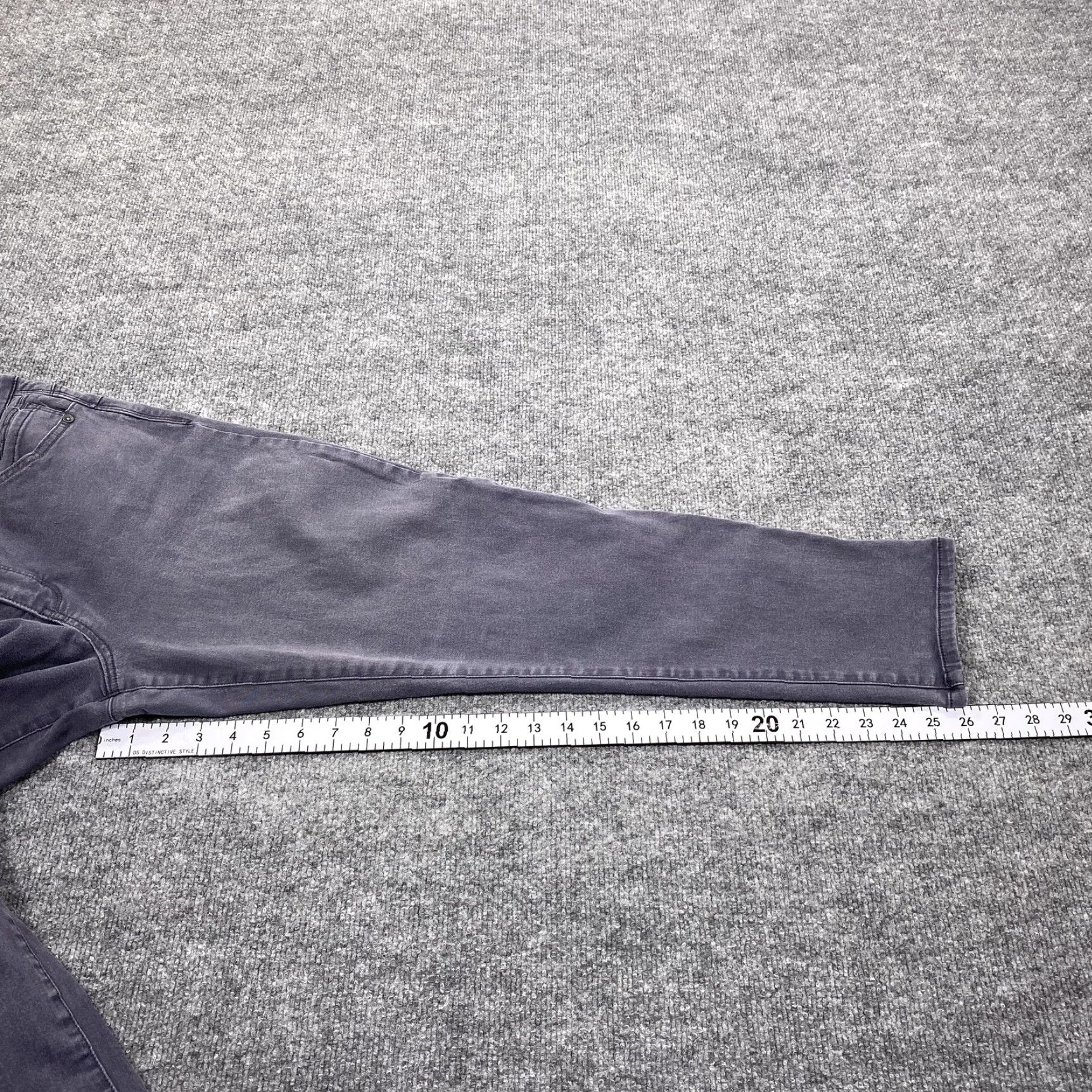 Vintage Democracy Jeans Womens 14 Gray Skinny Stretch Denim Mid Rise Slim Size 36" / US 14 / IT 50 - 7 Thumbnail