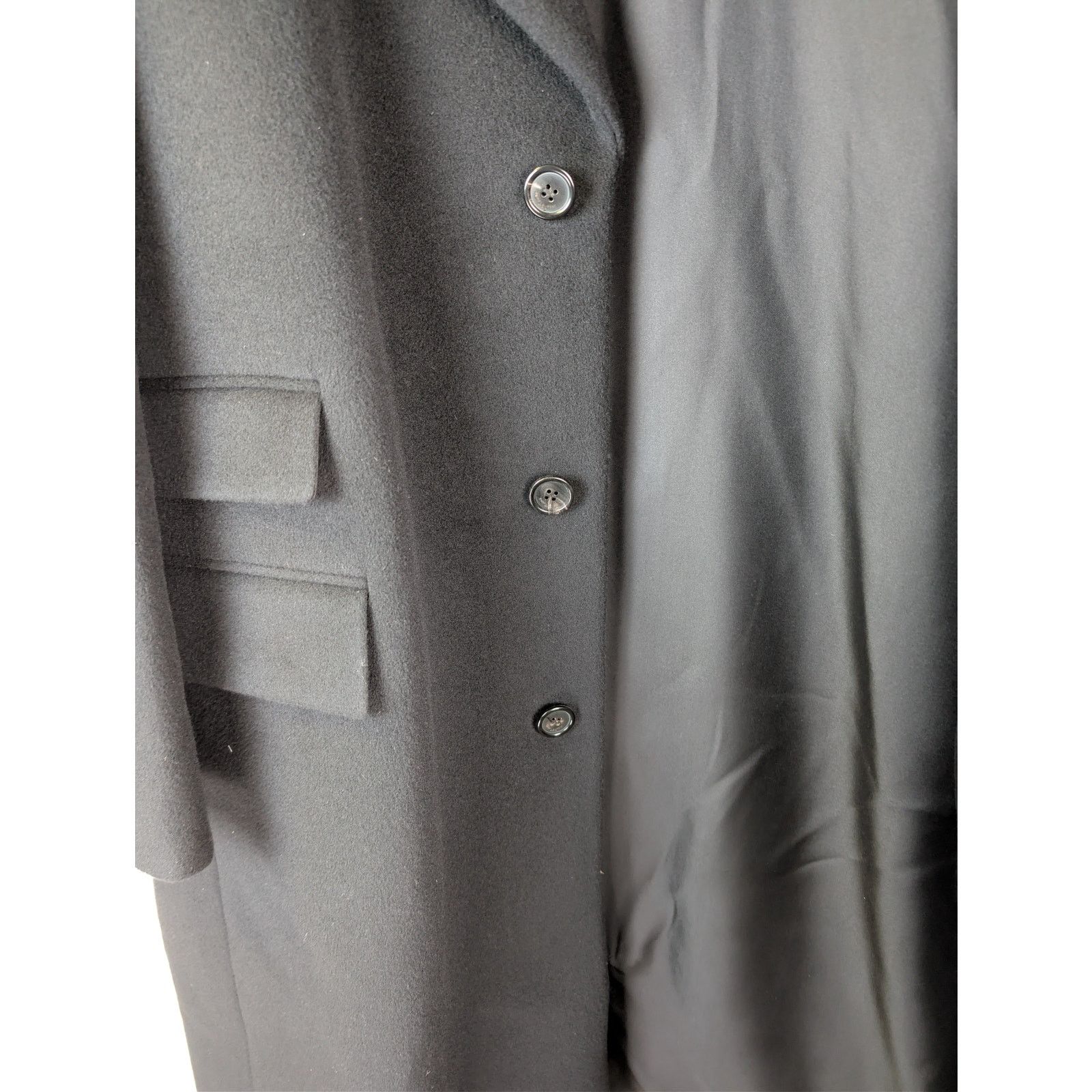 Saint Laurent Paris o1rshd1 Manteau Oversize Brosse oversized brush coat Black Size US M / EU 48-50 / 2 - 7 Thumbnail