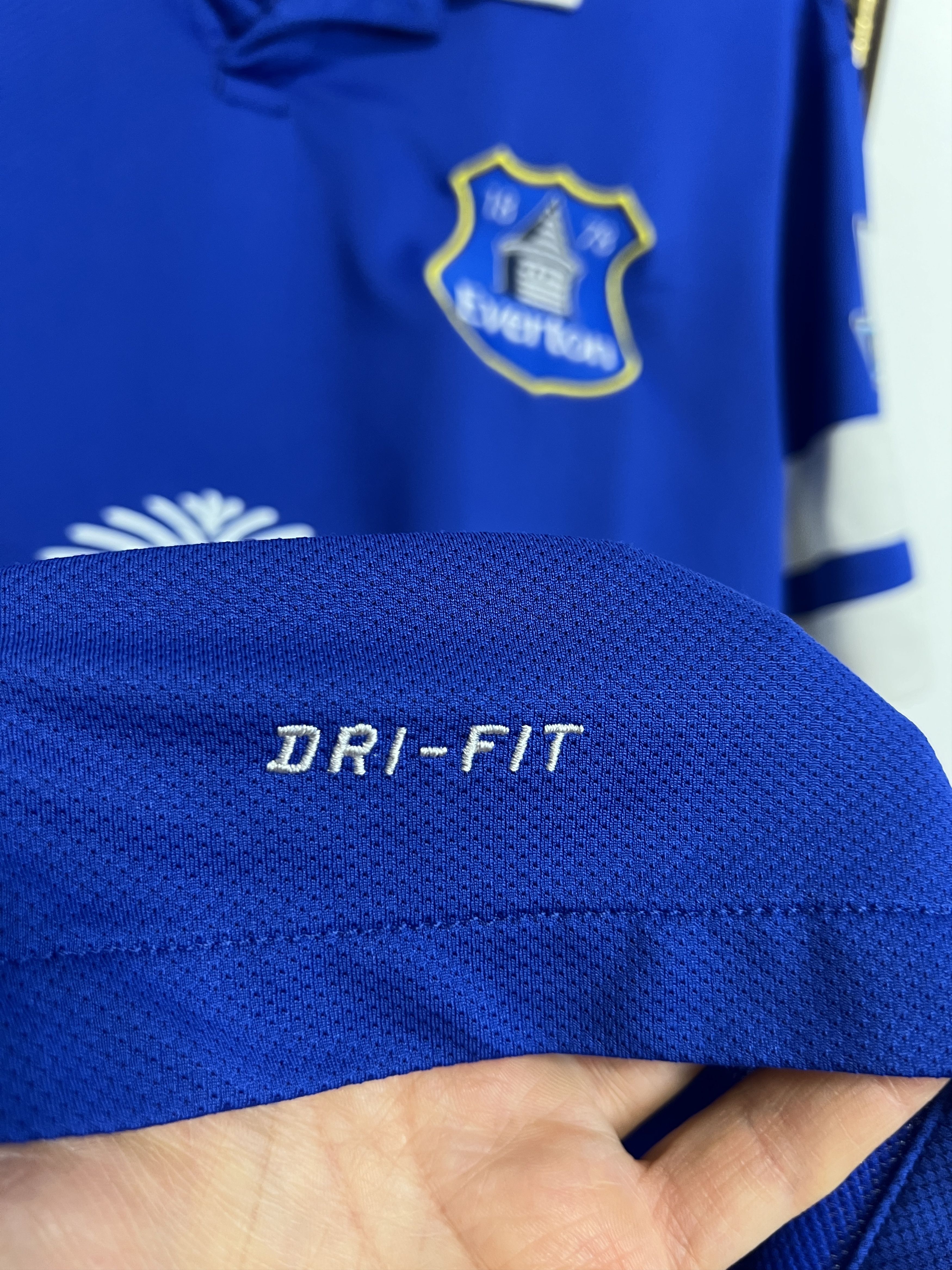 Nike Everton Home football shirt Soccer #3 Baines Jersey Trikot Size US M / EU 48-50 / 2 - 7 Thumbnail