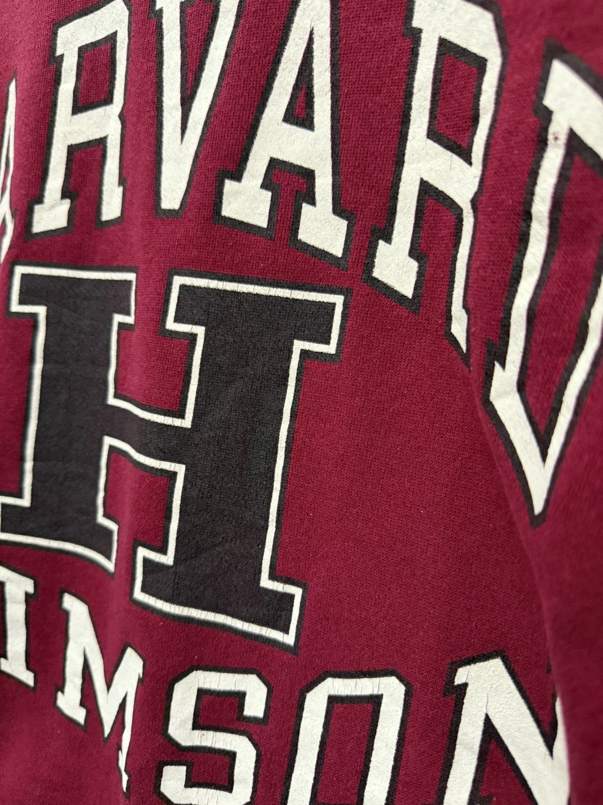 Other 🔥 Harvard Crimson Crop Sweatshirt Red Maroon Ivy League Size M / US 6-8 / IT 42-44 - 5 Thumbnail