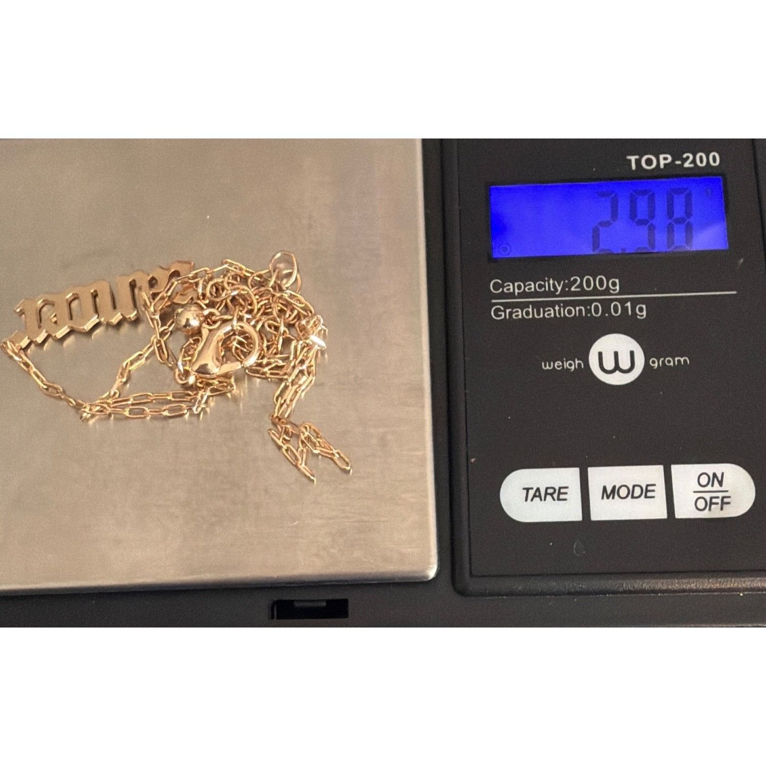 Other Cancer Zodiac Gold Tone Necklace Adjustable Chain 2.98g Mini Size ONE SIZE - 6 Thumbnail