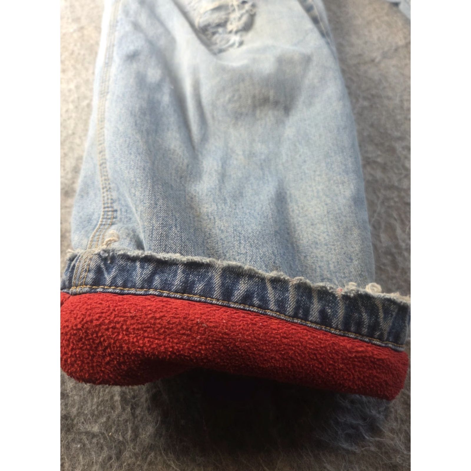 Faded Glory VINTAGE Faded Glory Jeans Carpenter Blue 30x30 Insulated Lined 5-Pocket Relaxed Mens Size US 30 / EU 46 - 4 Thumbnail