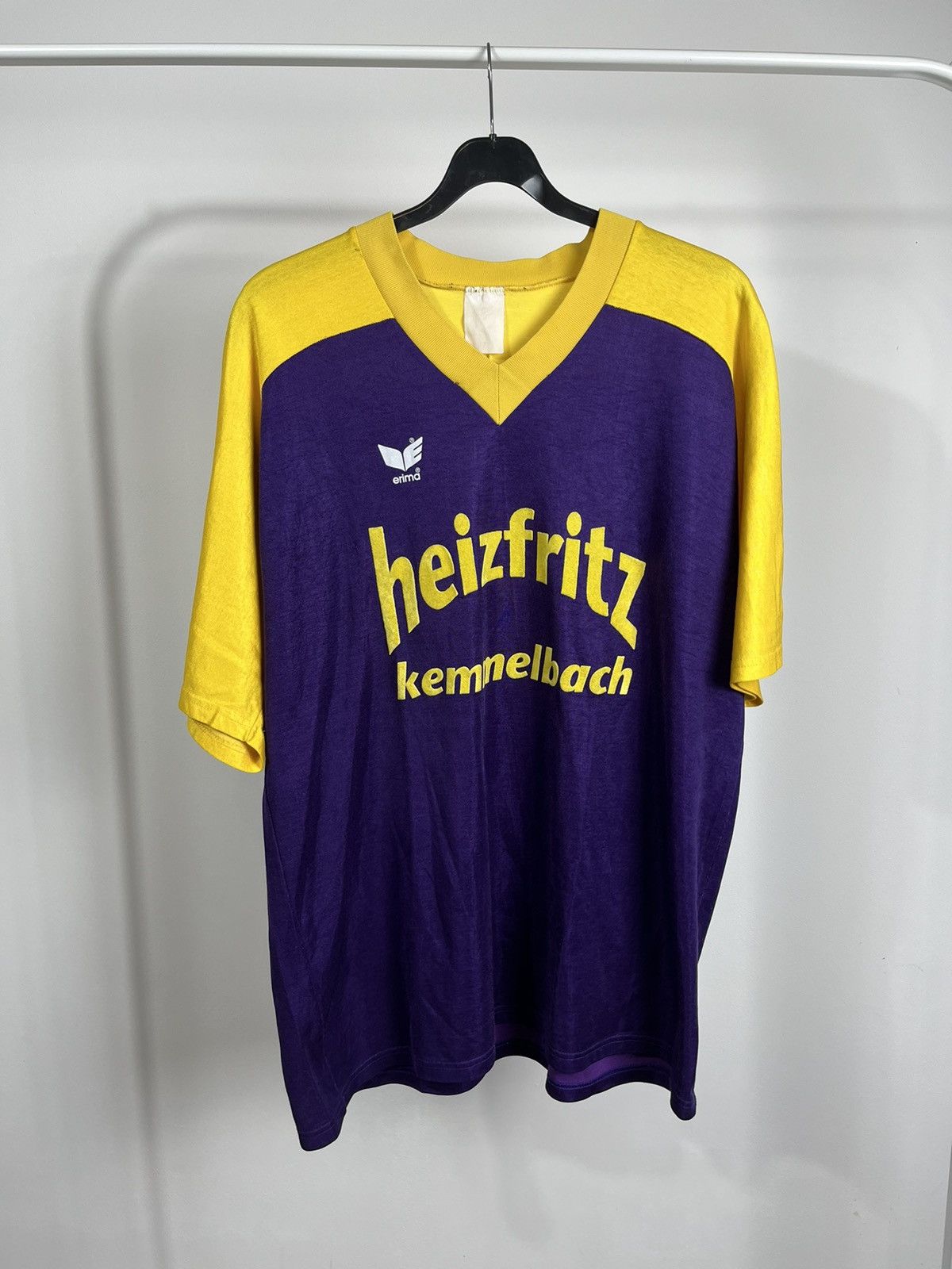 Erima Vintage Erima football soccer T shirt jersey Size US XL / EU 56 / 4 - 1 Thumbnail