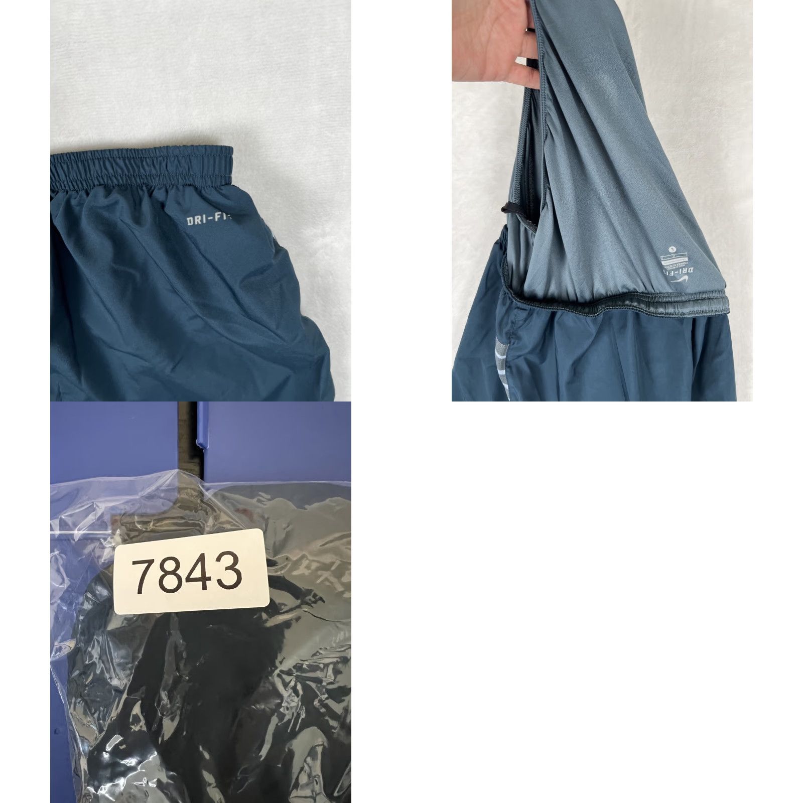 Nike Nike Dri-Fit Running Shorts Women's Large Size Blue Athletic Gym Size 36" / US 14 / IT 50 - 8 Thumbnail