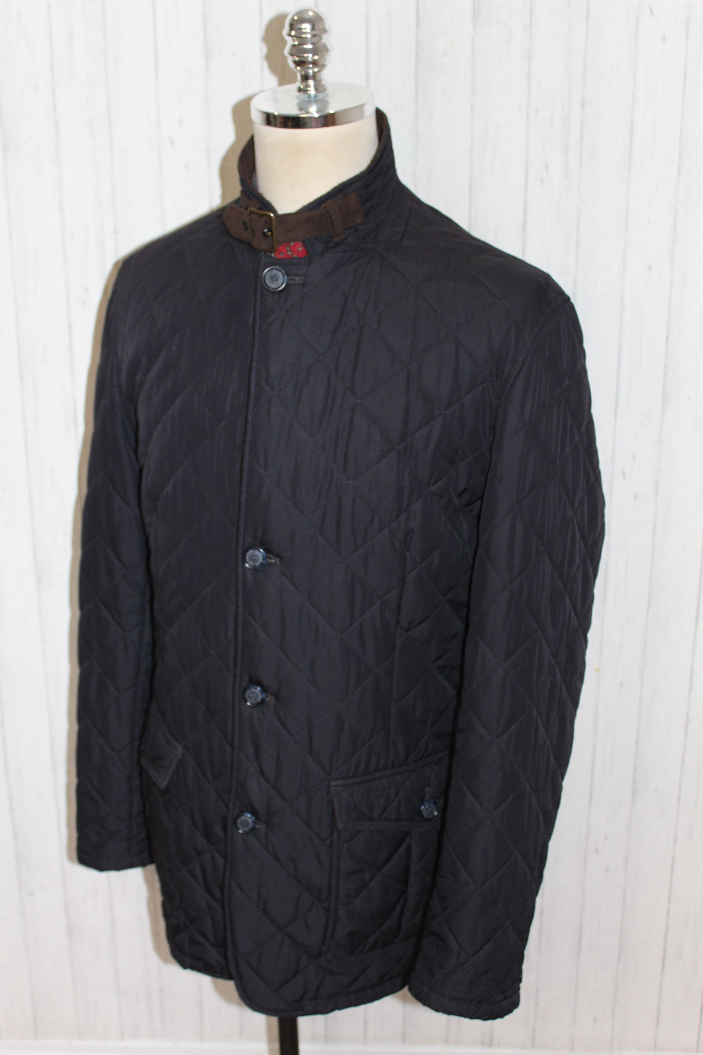 Barbour BARBOUR Lutz Quilted Coat Jacket Size 2XL Size US XXL / EU 58 / 5 - 4 Thumbnail