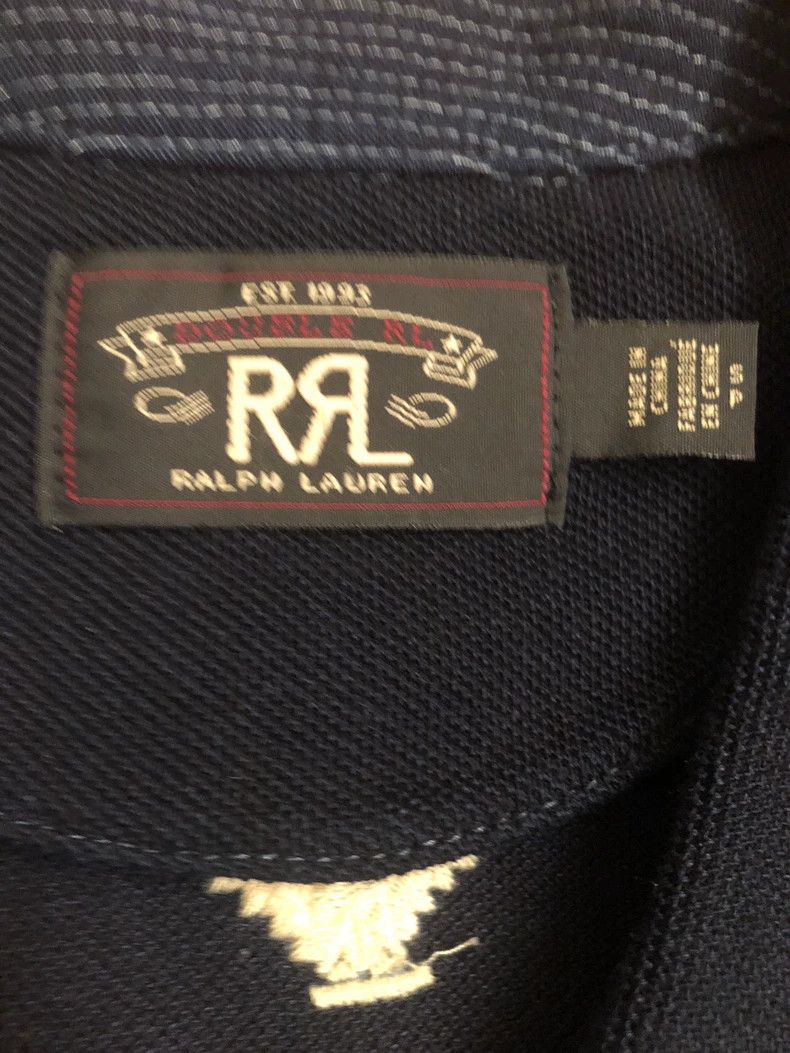 RRL Ralph Lauren RRL Ralph Lauren Blue dyed embroidered workwear shirt Size US S / EU 44-46 / 1 - 3 Thumbnail