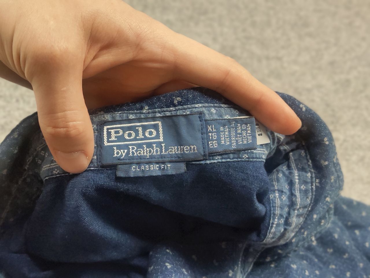 Polo Ralph Lauren Vintage RRL Polo Ralph Lauren Indigo Pocket Jersey Shirt Size US XL / EU 56 / 4 - 18 Thumbnail