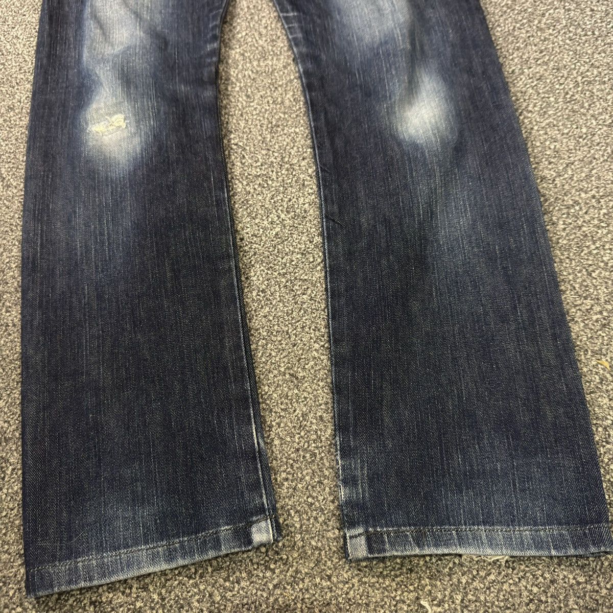 Beauty Beast Vintage 90s Archive Edwin 503 Zero Slim Low Rise Denim Size 29" - 6 Thumbnail