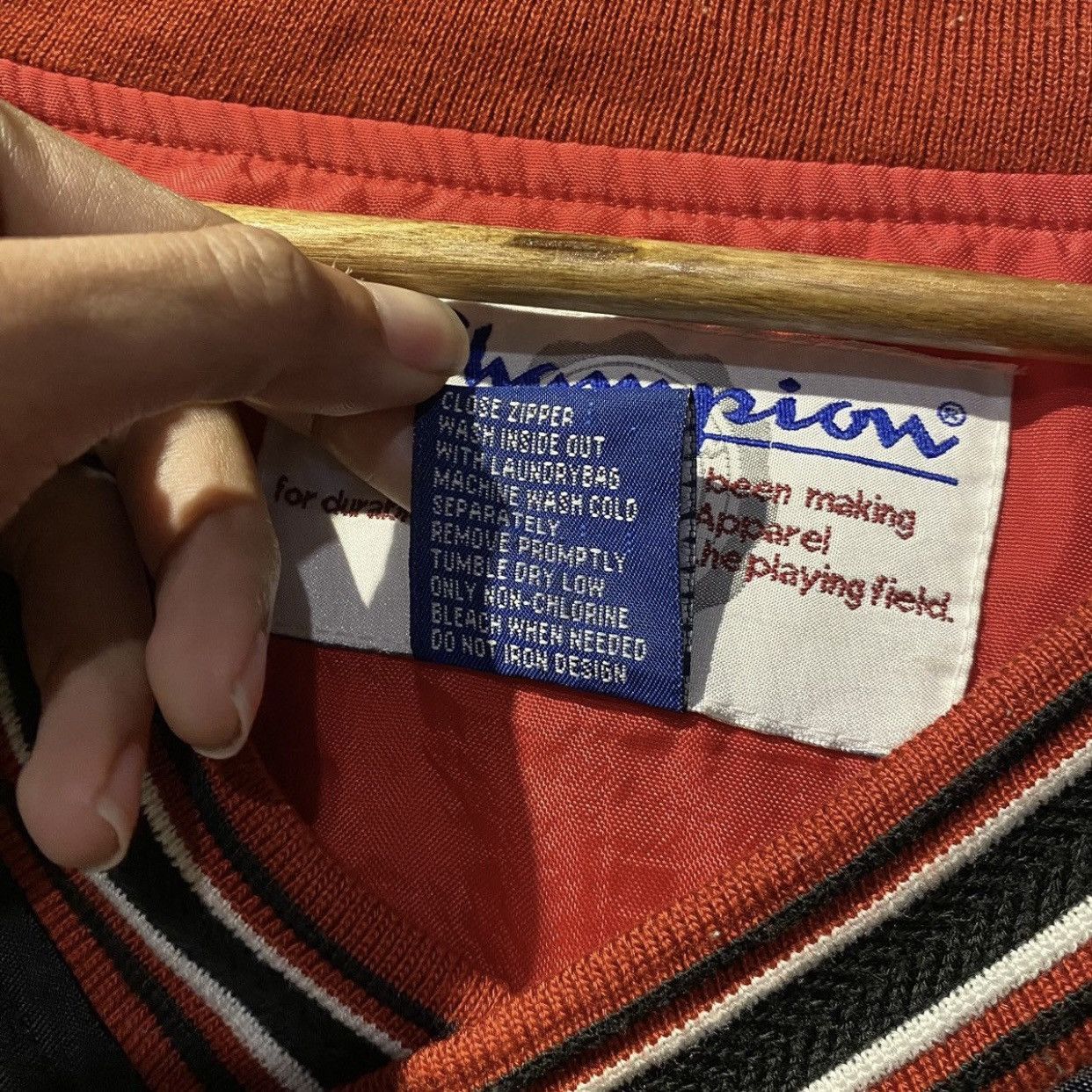 Vintage Champion Pullover Windbreaker VNeck Retro Sportswear