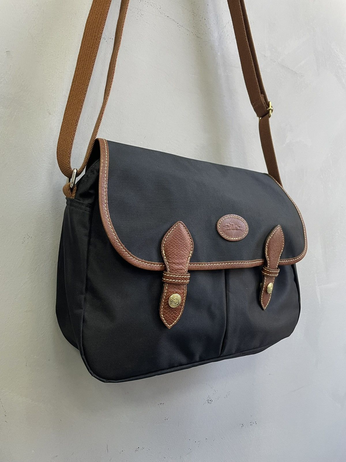 Longchamp Messenger bag longchamp Paris canvas bag Size ONE SIZE - 2 Thumbnail