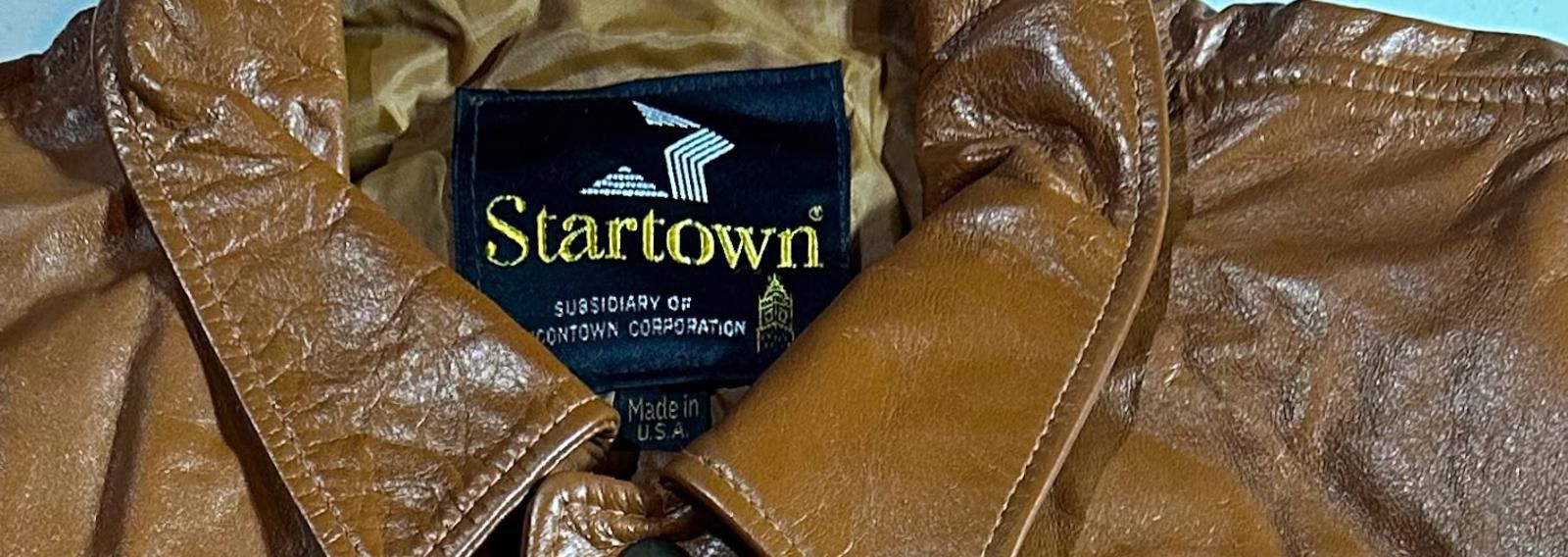 Other Vintage Startown Brown Leather Jacket Made USA 70s 80s Size US M / EU 48-50 / 2 - 5 Thumbnail
