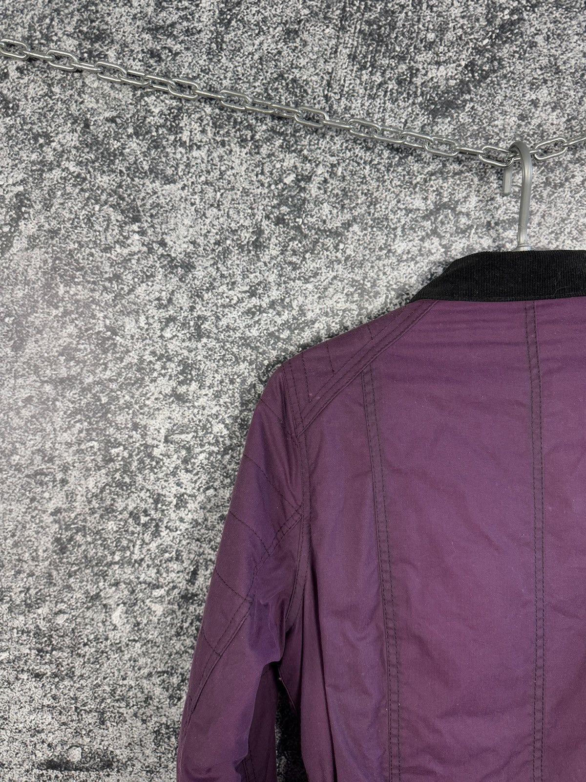 Barbour Women’s Barbour International Fireblade Belted Wax Jacket Size L / US 10 / IT 46 - 15 Thumbnail