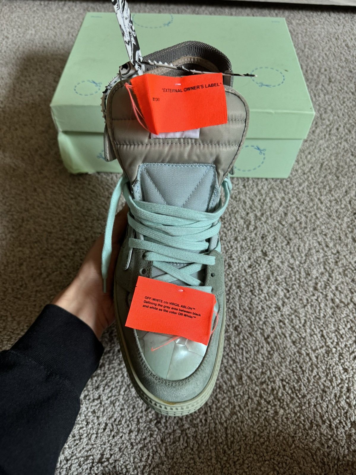 Designer × Off-White Off-White Off-Court High ‘Mint Green’ Size 12 Size US 12 / EU 45 - 8 Thumbnail