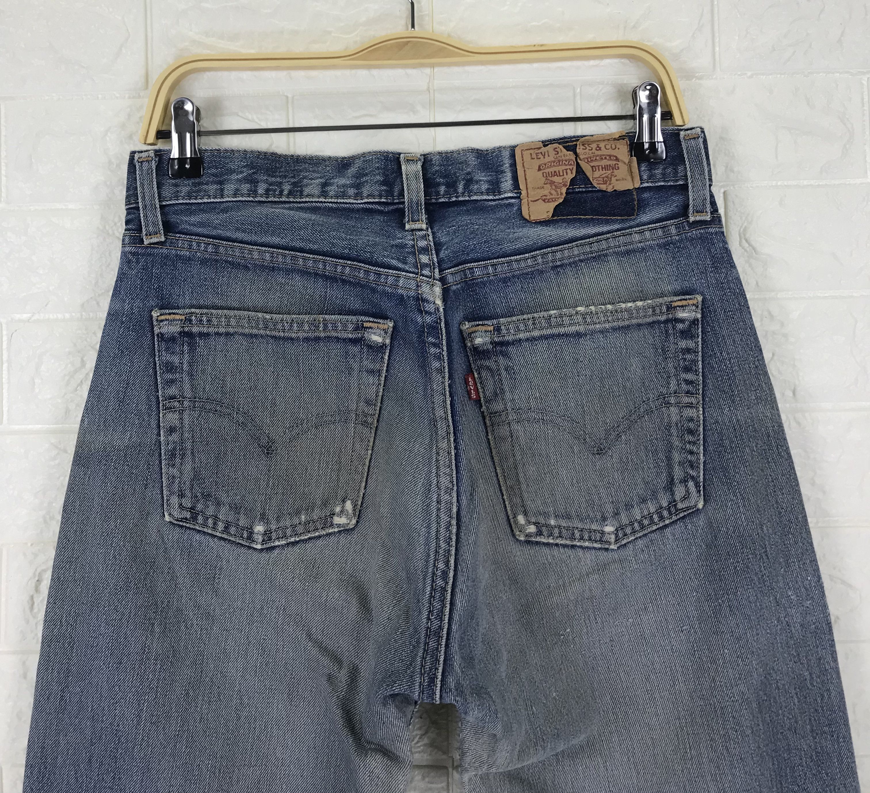 Levi's Vintage Levi's 501 Mud Wash Jeans Distressed Denim Size US 31 - 6 Thumbnail