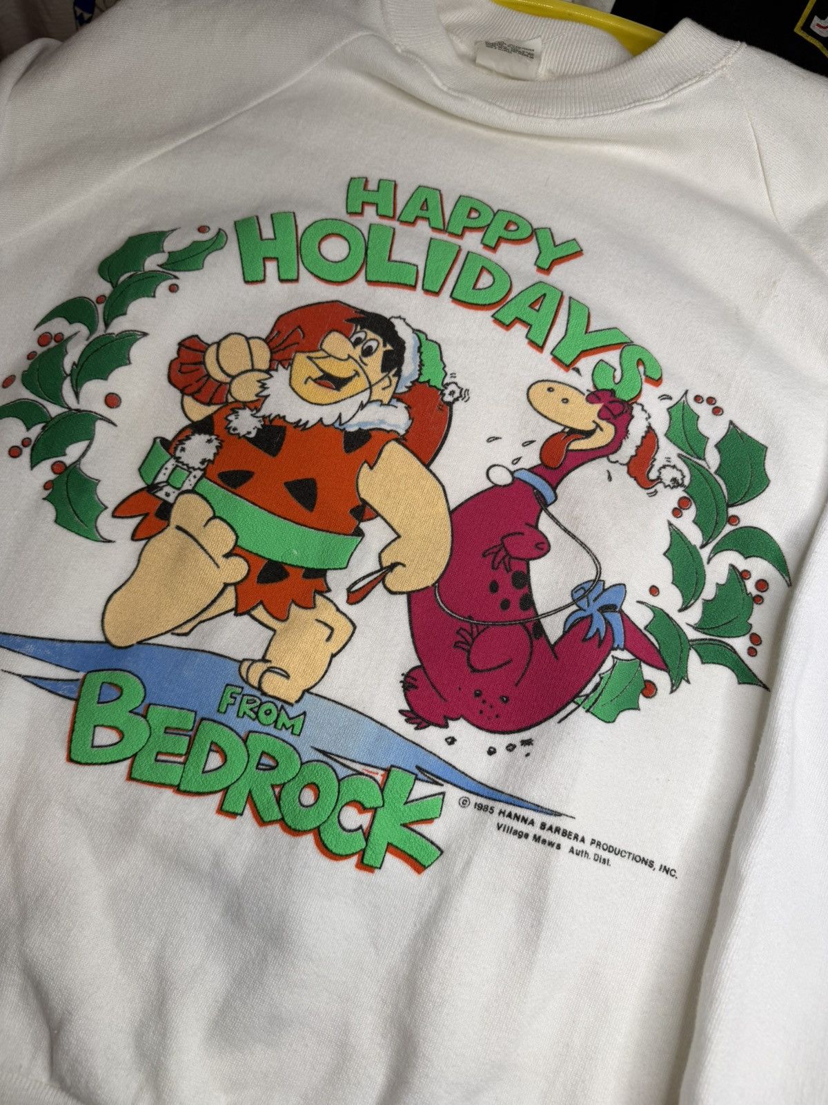Vintage 1985 Flintstones holiday crewneck Size US M / EU 48-50 / 2 - 2 Thumbnail