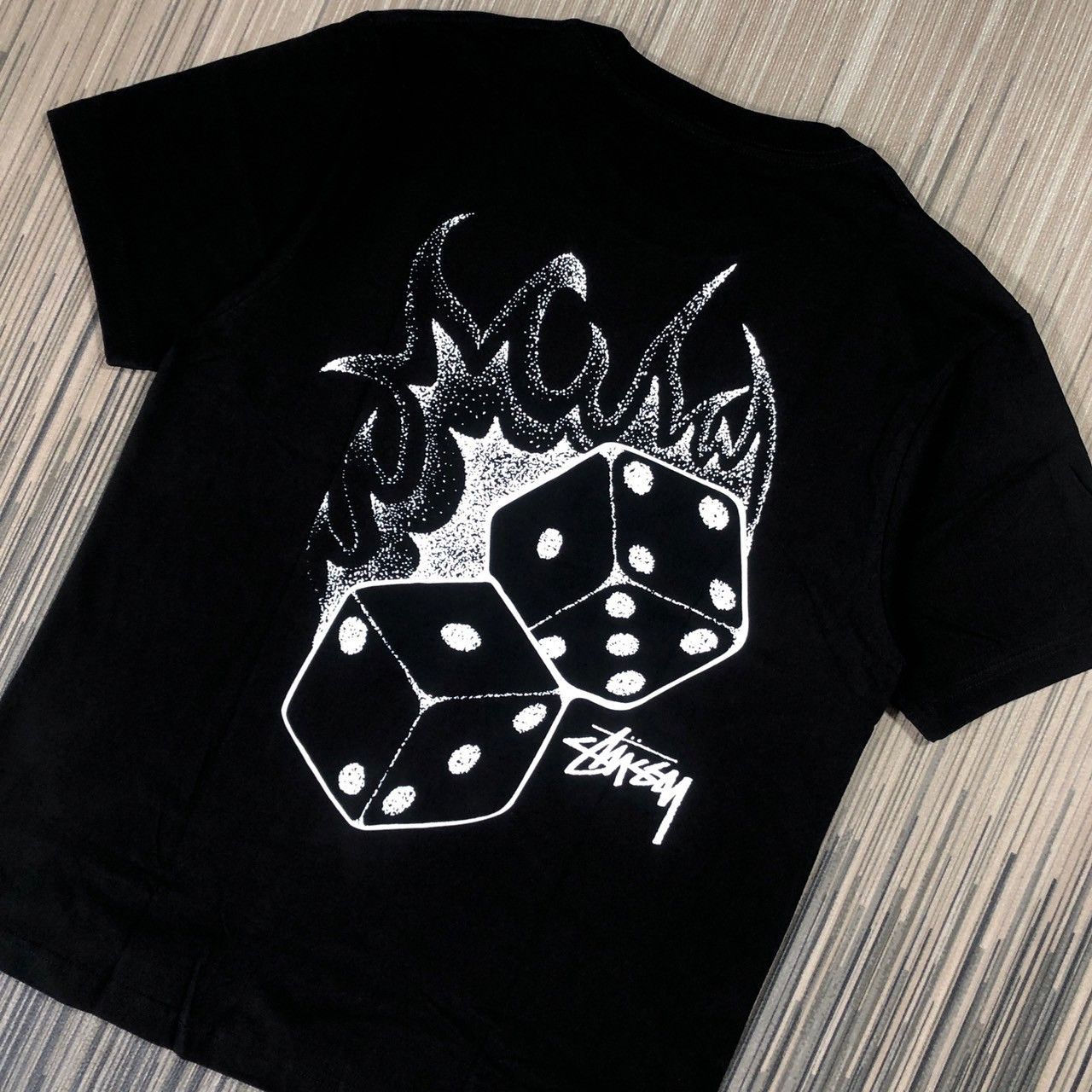 Stussy × Vintage Stussy Fire Dice Tee Size US XL / EU 56 / 4 - 3 Thumbnail