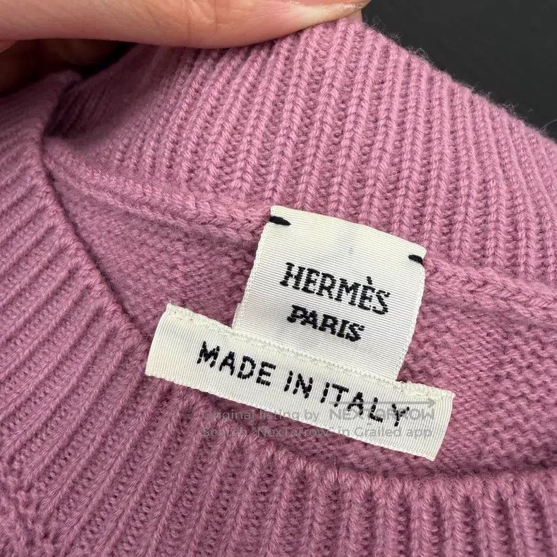 Hermes Hermes Fuchsia H Printed Wool Dress Size XS / US 0-2 / IT 36-38 - 3 Thumbnail