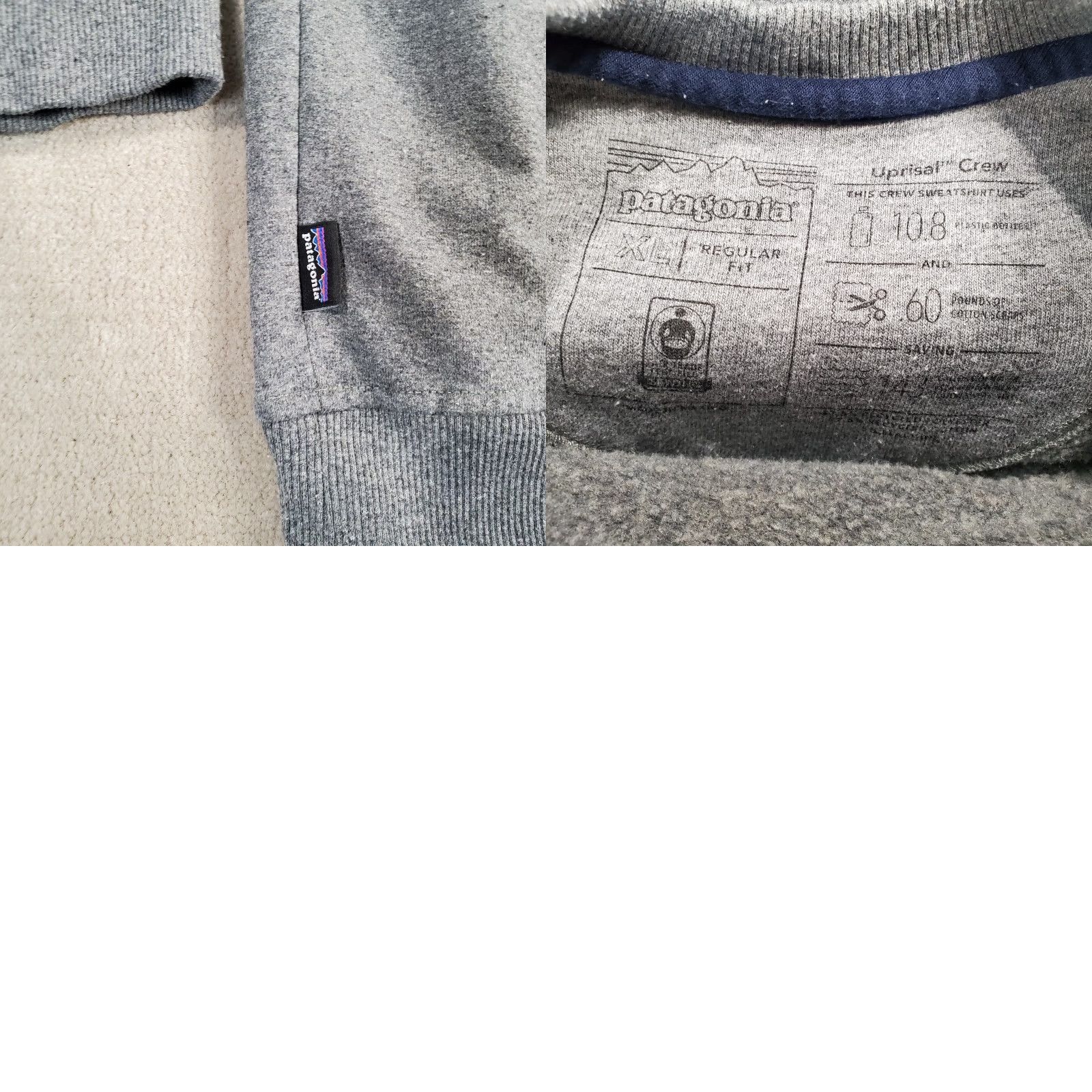Patagonia **Patagonia Uprisal Mens Extra Large Gray Sweatshirt** User: Patagonia Uprisal Mens Extra Large Gray Sweatshirt Size US XL / EU 56 / 4 - 8 Thumbnail