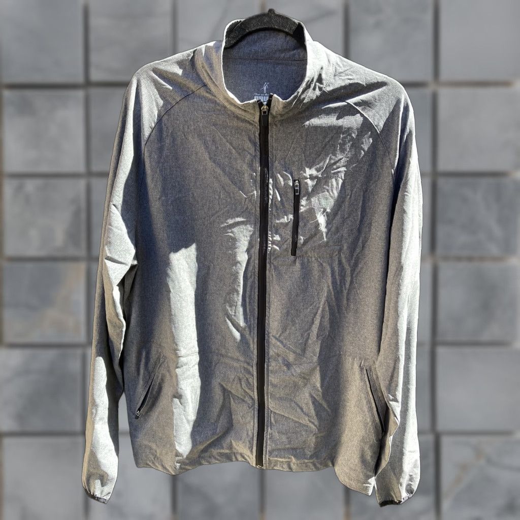 Vintage Toes on the Nose Men's Jacket Gray Full-Zip Dawn Patrol L Poly Beach Surf UPF Size US L / EU 52-54 / 3 - 1 Thumbnail