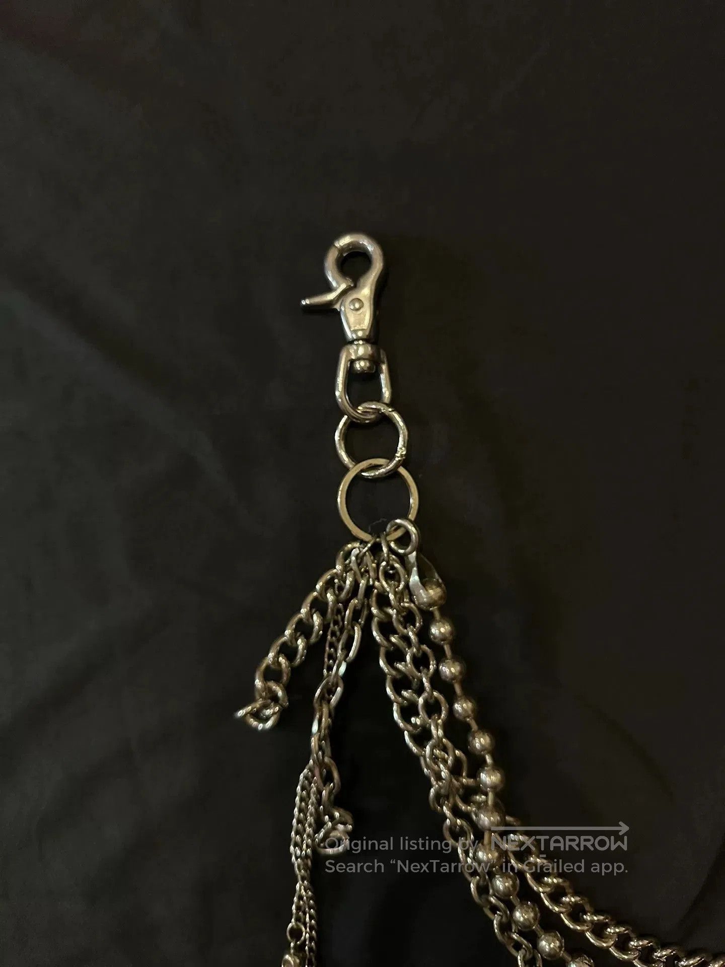 Vintage Vintage 80s Japanese Skull Triple Chain. Size ONE SIZE - 3 Thumbnail