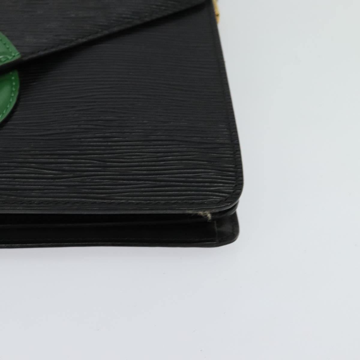 Louis Vuitton LOUIS VUITTON Epi Osh Shoulder Bag Black Green M52444 Size ONE SIZE - 14 Thumbnail