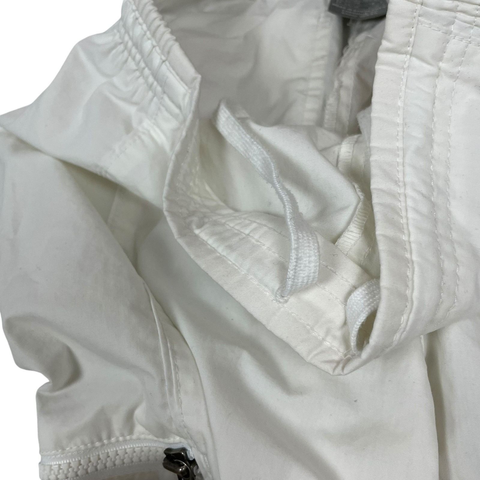 Nike × Vintage Nike Women's White Swoosh Pockets Wide Leg Track Pant XS Size 30" / US 8 / IT 44 - 7 Thumbnail