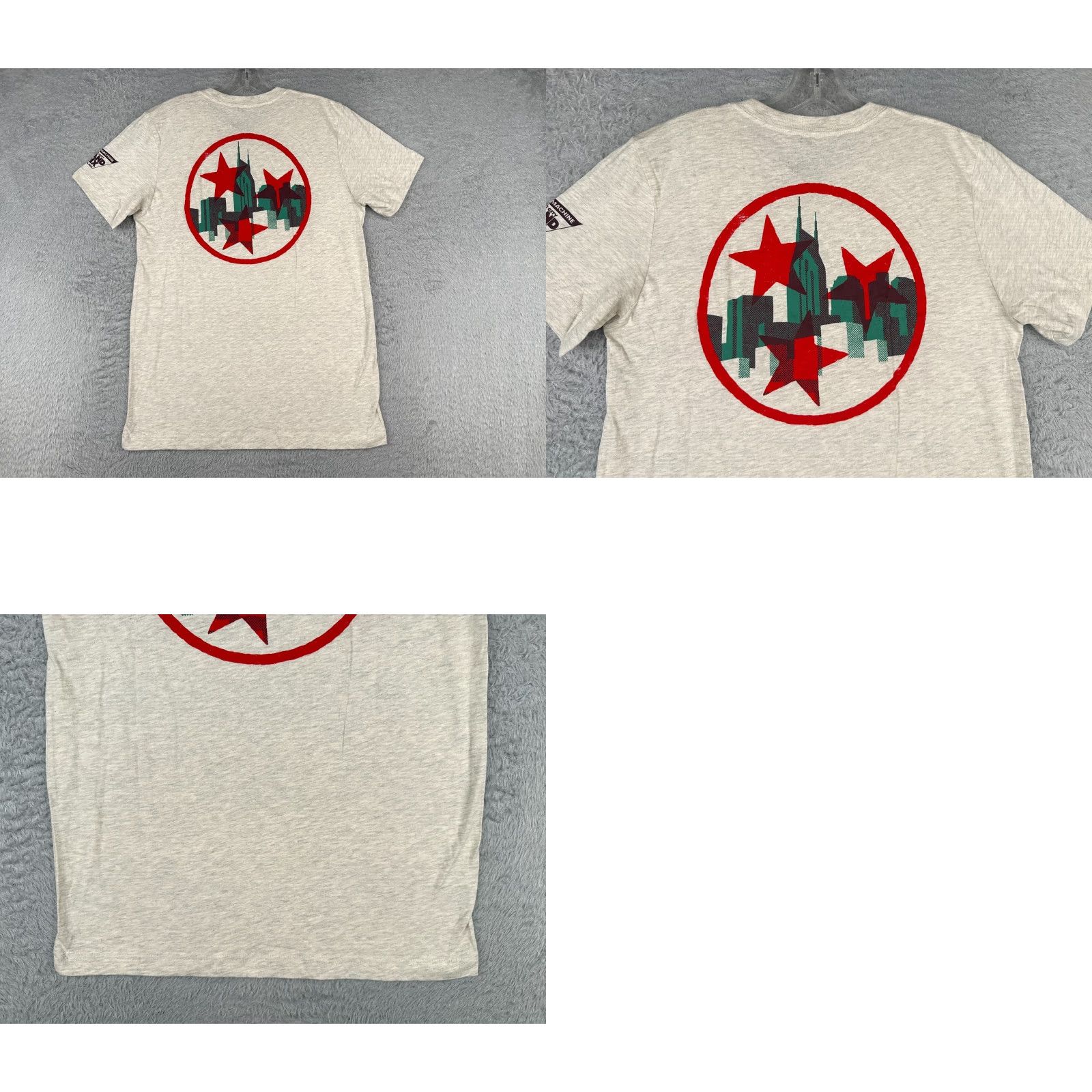 Vintage Legends Global Merchandise Nashville Grand Prix Shirt Adult Medium Beige Short Sleeve Indycar Big Machine Size US M / EU 48-50 / 2 - 9 Thumbnail