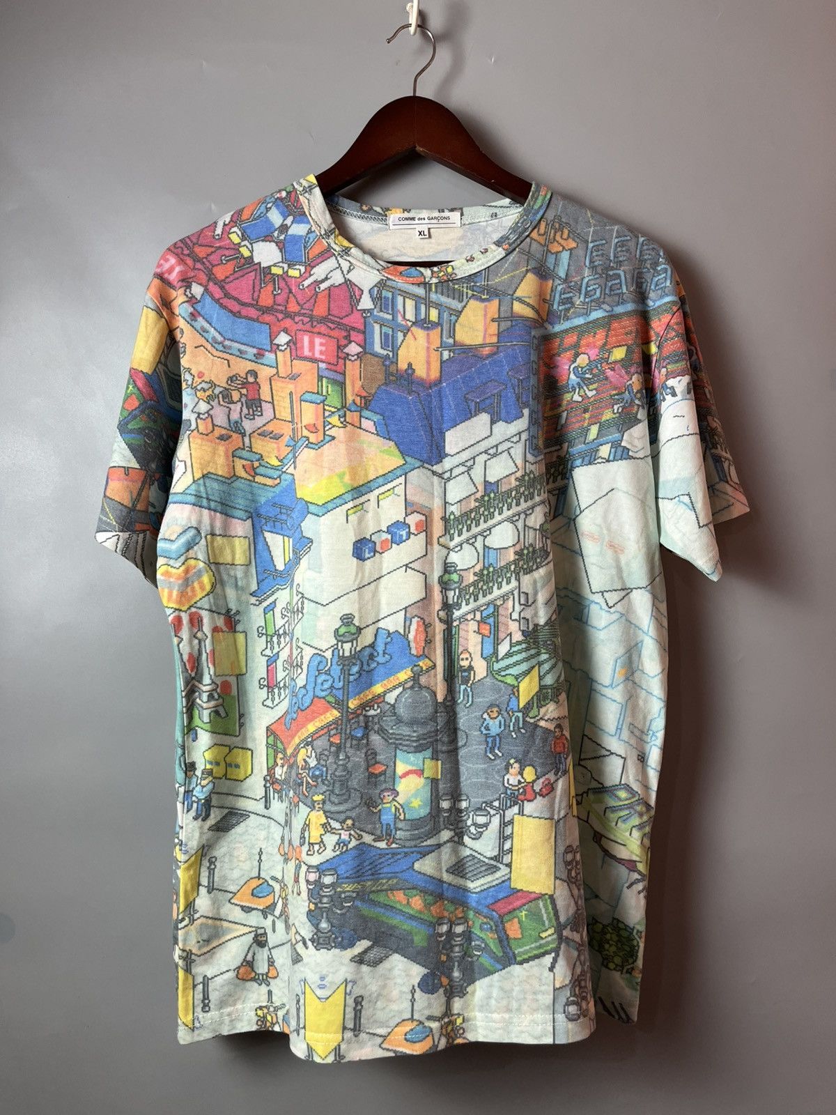 Comme des Garcons Comme des Garcons x Eboy 2012 pixel art t-shirt Size US XL / EU 56 / 4 - 1 Thumbnail