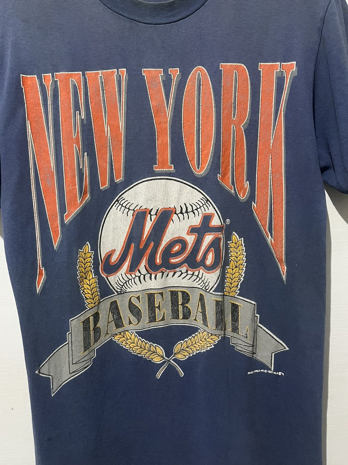 Brockum Japanese 91' New York Mets MLB Brockum T-Shirt Single Stitch Size US M / EU 48-50 / 2 - 4 Thumbnail