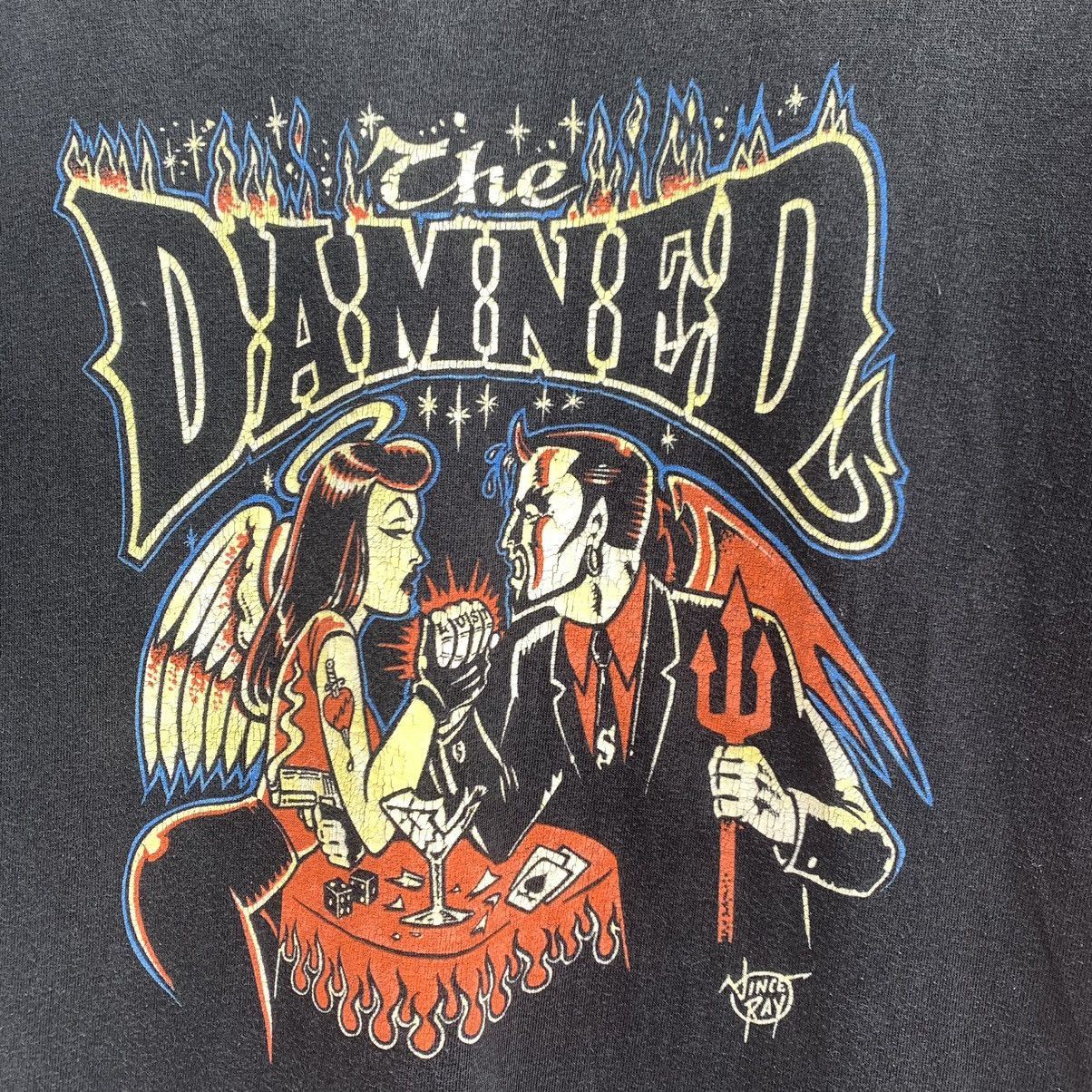 Band Tees Thrashed faded the damned punk band tee Size US M / EU 48-50 / 2 - 3 Thumbnail
