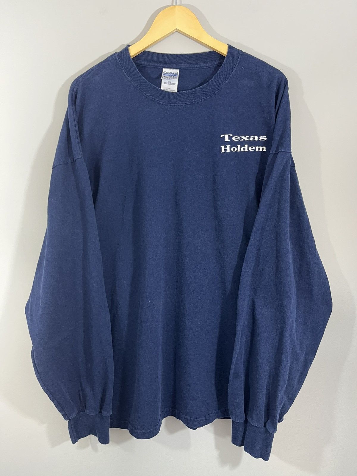 Vintage Vintage Texas Holdem BIG XXXL 3XL Oversize Long Sleeve Size US XXL / EU 58 / 5 - 2 Thumbnail