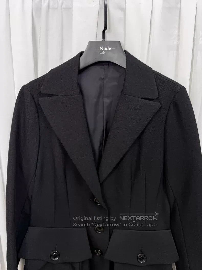 Yohji Yamamoto Yohji Yamamoto 23AW mainline waist-cinched detachable doub Size US S / EU 44-46 / 1 - 3 Thumbnail