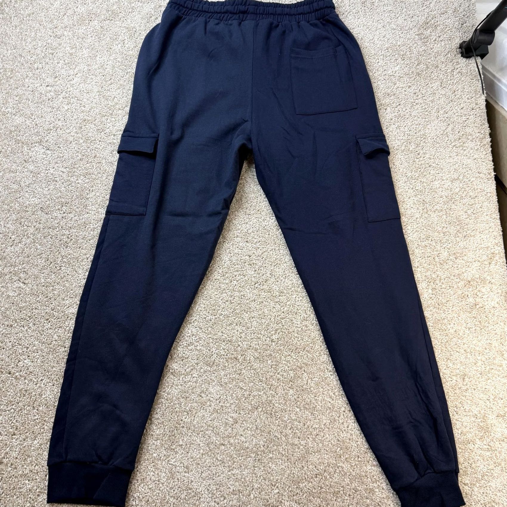 Aeropostale Aeropostale Sweat Pants Mens Large Blue Fleece Cargo Sleep Lounge Drawstring Size US 33 - 5 Thumbnail