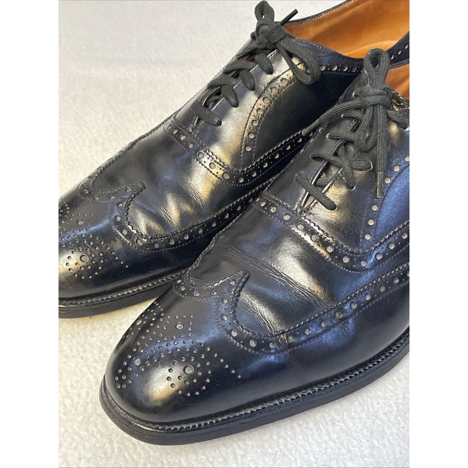 Brooks Brothers VTG Brooks Brothers Brooks English Devon Black Leather Size US 11.5 / EU 44-45 - 2 Thumbnail