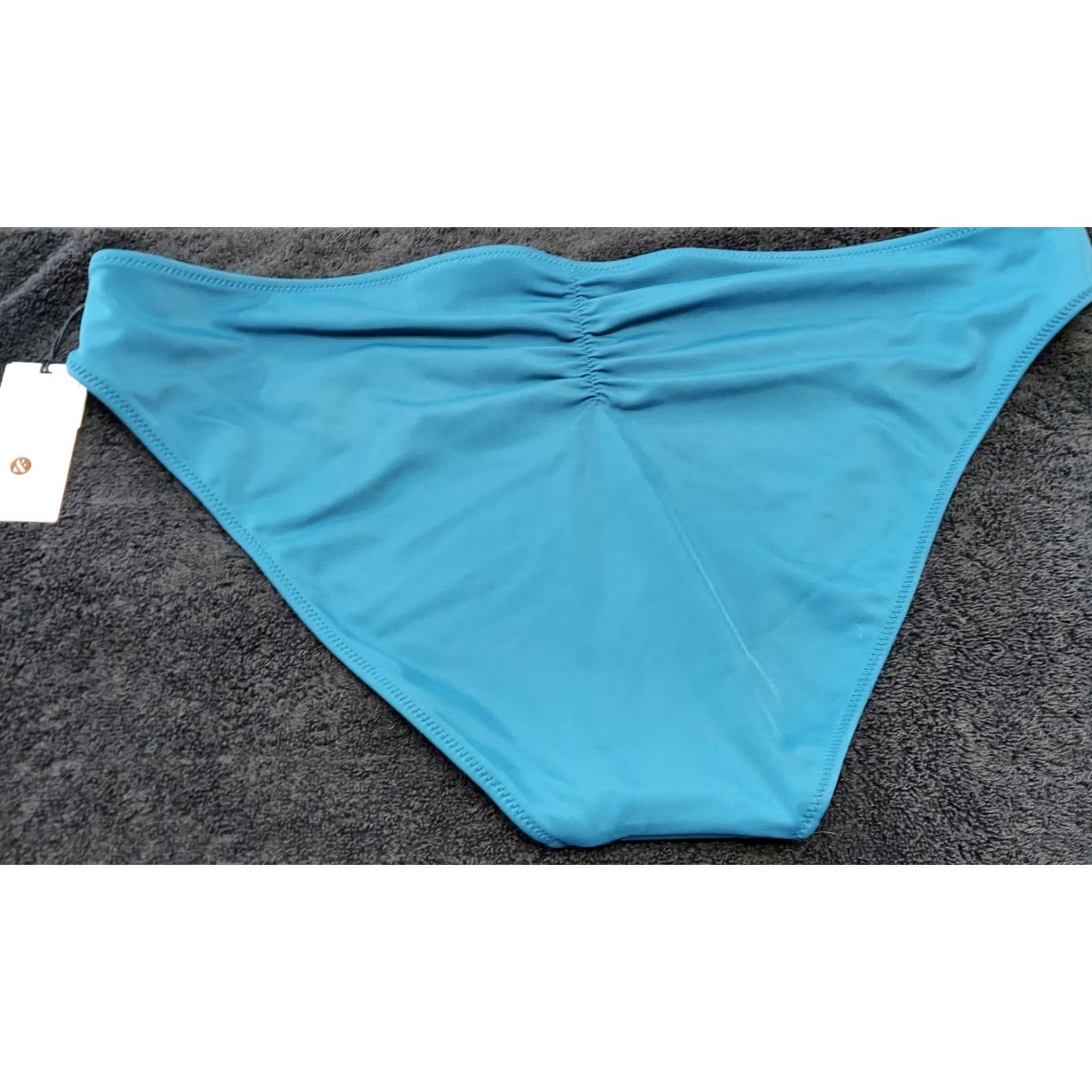 Vintage Shade & Shore Bikini Bottoms Women’s XL Blue Swimwear Bottoms Size 40" / US 18 - 5 Thumbnail