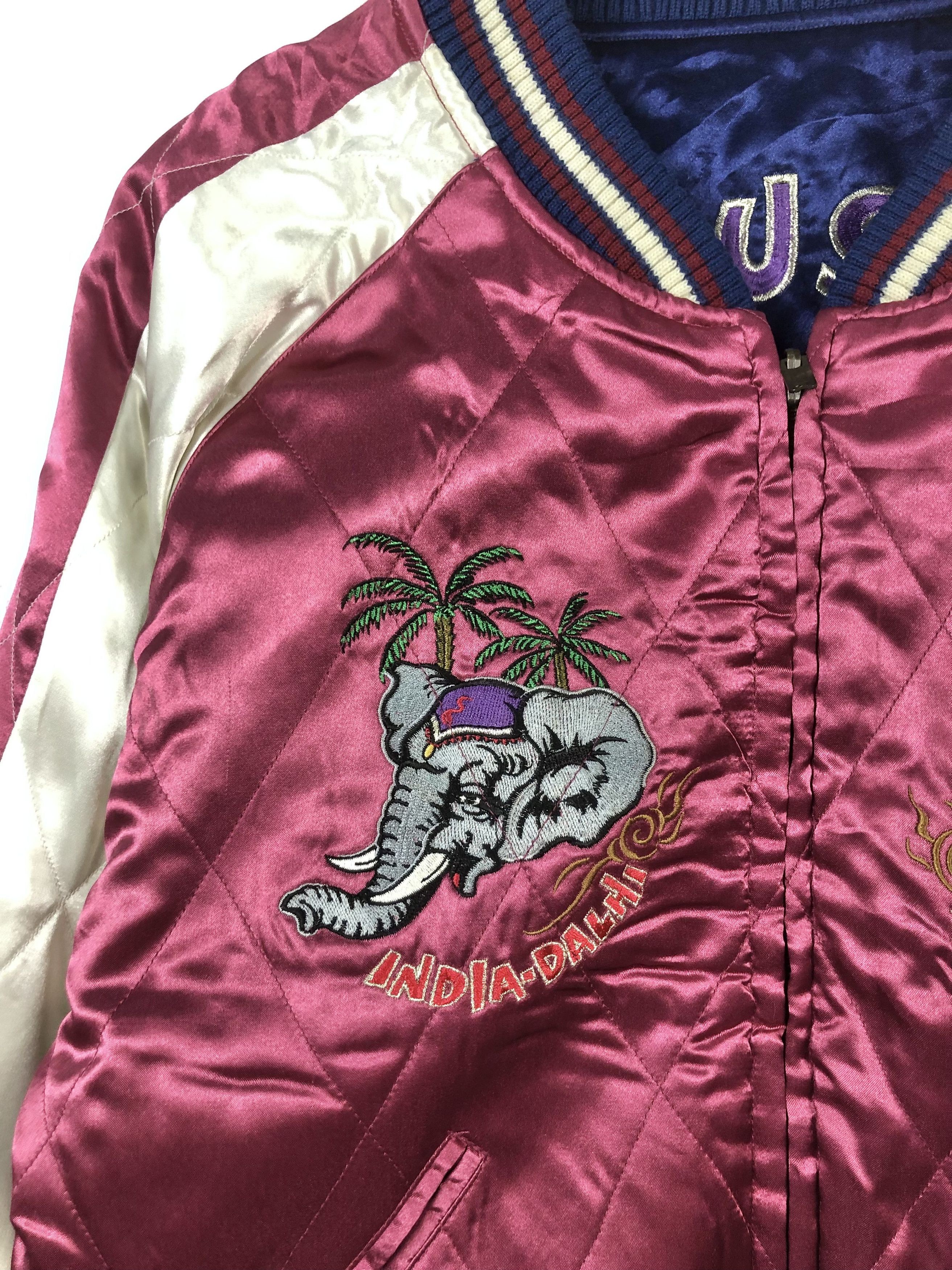 Johnbull Vtg Johnbull Japan Reversible Sukajan Jacket India Motive Size US M / EU 48-50 / 2 - 4 Thumbnail